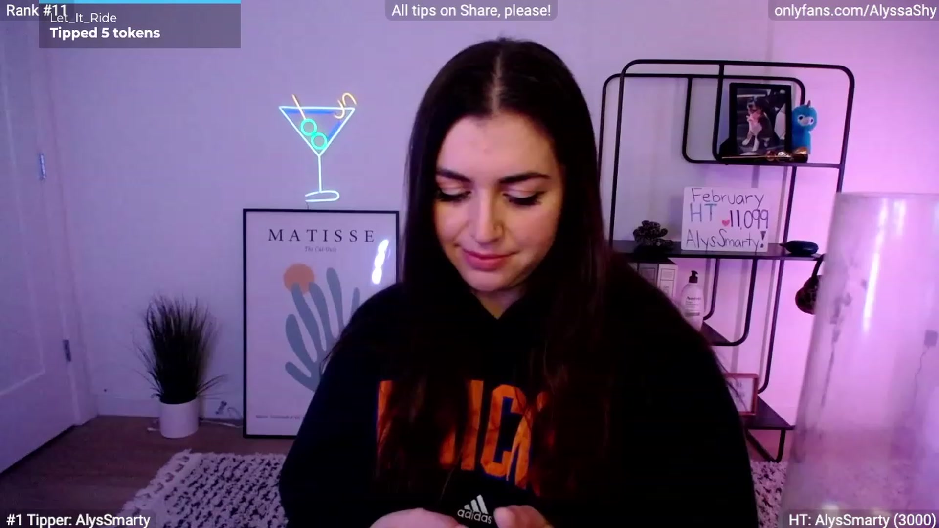 Gallery image thumbnail from AlyssaShy's myfreecams stream on, 02/09/2024, 05:01 image 18 of 20