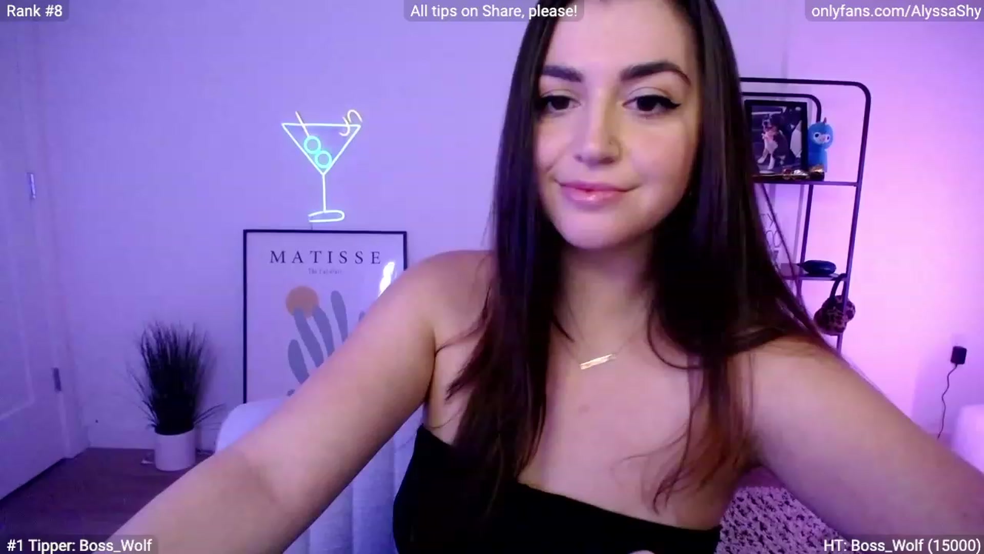 Gallery image thumbnail from AlyssaShy's myfreecams stream on, 02/10/2024, 02:13 image 1 of 20