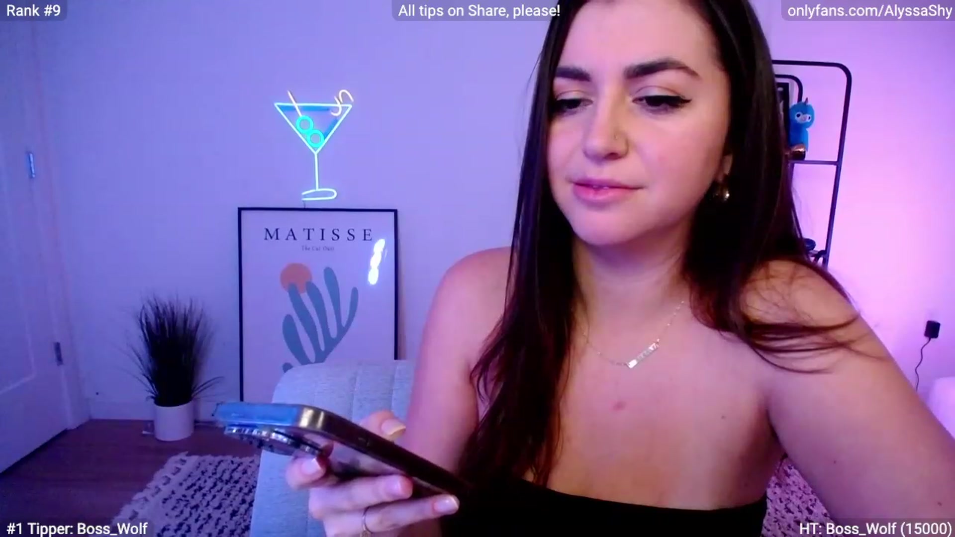 Gallery image thumbnail from AlyssaShy's myfreecams stream on, 02/10/2024, 02:13 image 14 of 20