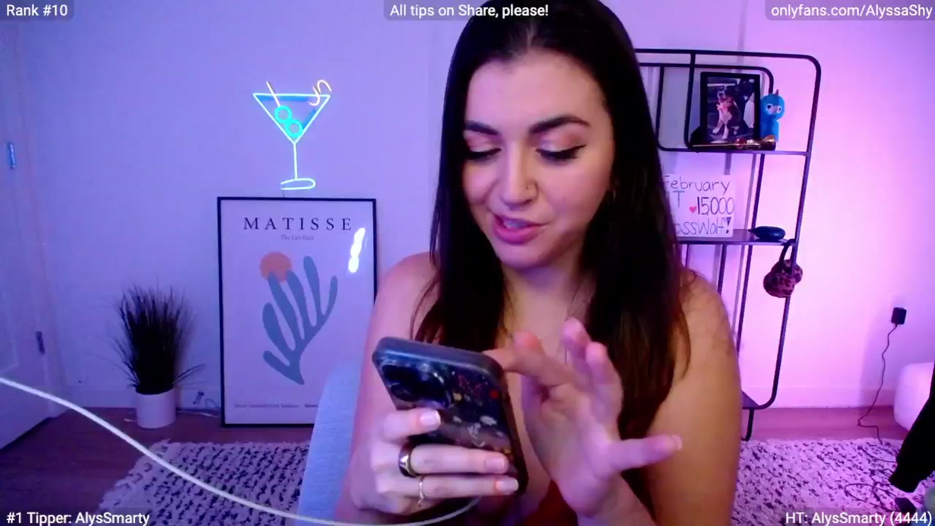 Gallery image thumbnail from AlyssaShy's myfreecams stream on, 02/11/2024, 06:39 image 7 of 20
