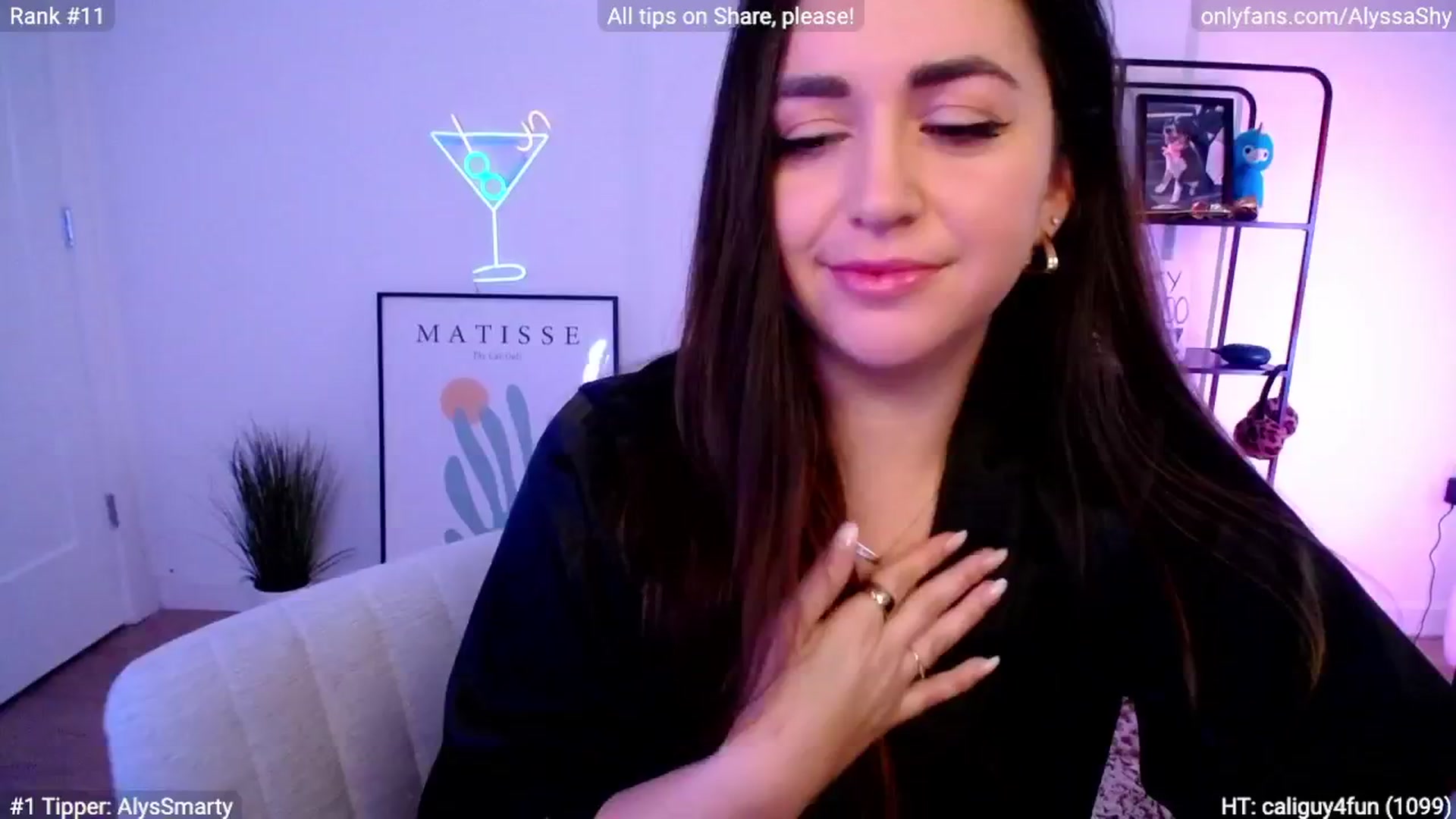 Gallery image thumbnail from AlyssaShy's myfreecams stream on, 02/11/2024, 22:03 image 13 of 20
