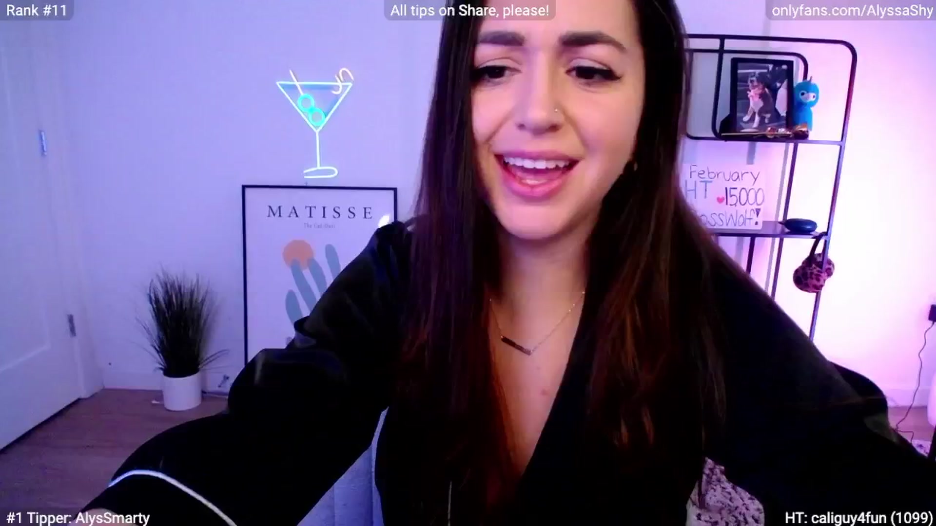 Gallery image thumbnail from AlyssaShy's myfreecams stream on, 02/11/2024, 22:03 image 14 of 20