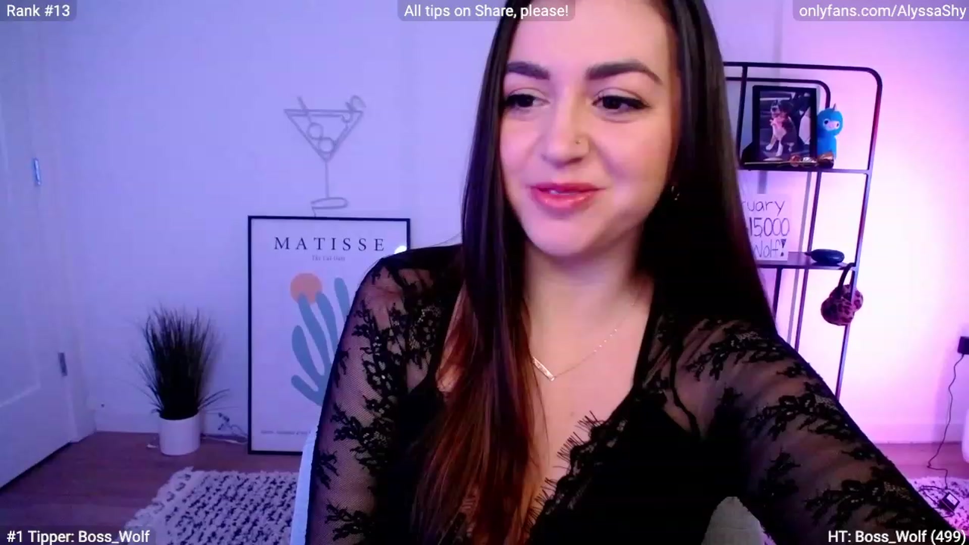 Gallery image thumbnail from AlyssaShy's myfreecams stream on, 02/13/2024, 24:08 image 1 of 20
