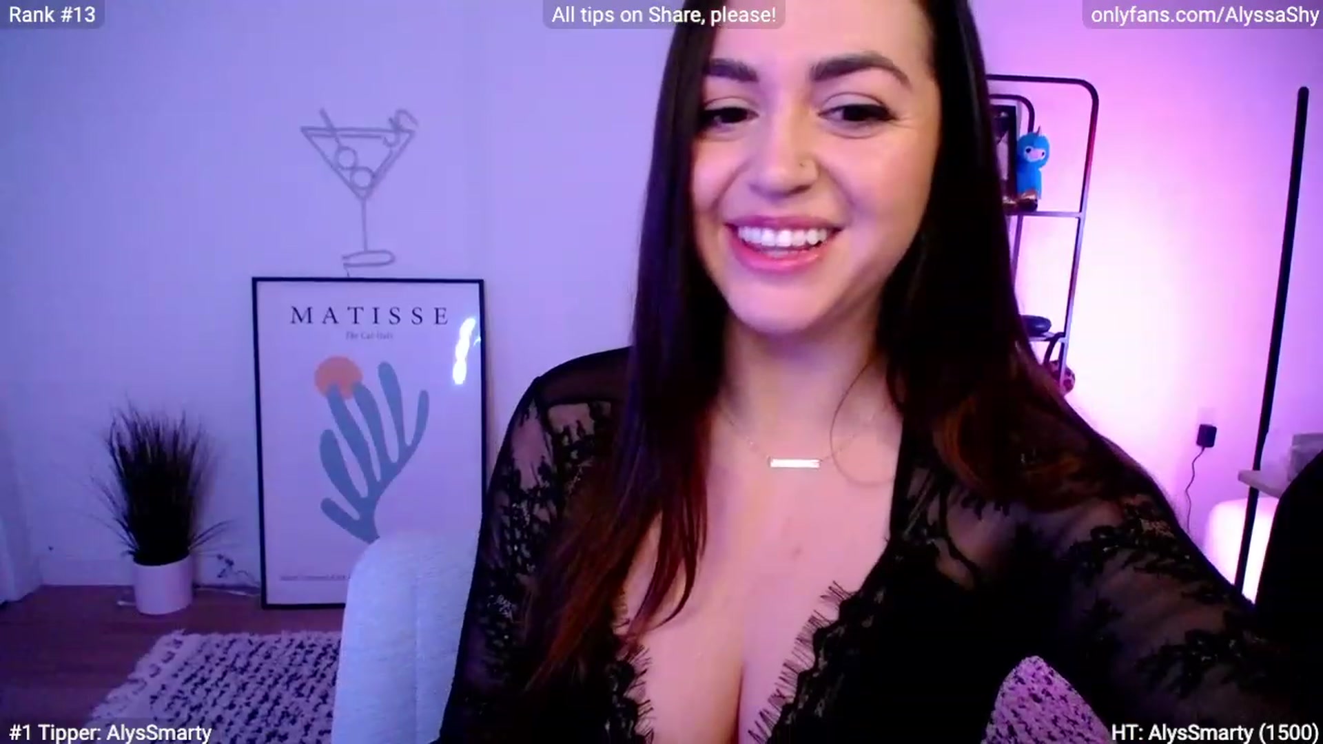 Gallery image thumbnail from AlyssaShy's myfreecams stream on, 02/13/2024, 24:08 image 13 of 20