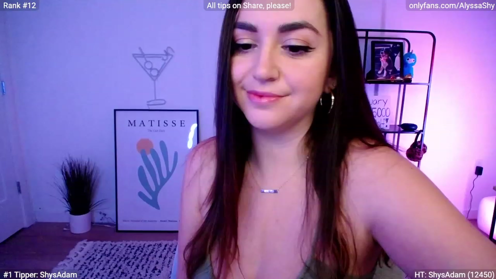 Gallery image thumbnail from AlyssaShy's myfreecams stream on, 02/13/2024, 22:59 image 11 of 20