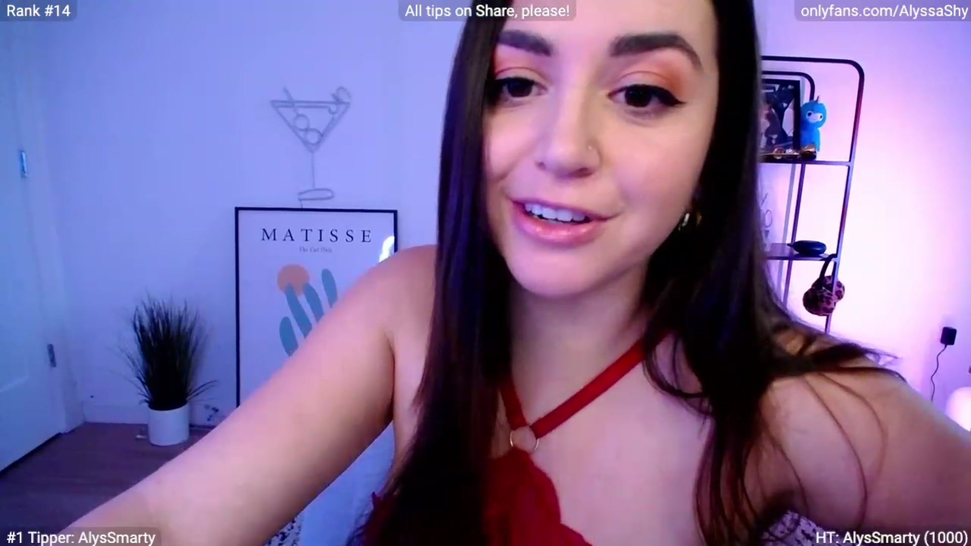 Gallery image thumbnail from AlyssaShy's myfreecams stream on, 02/14/2024, 22:32 image 14 of 20