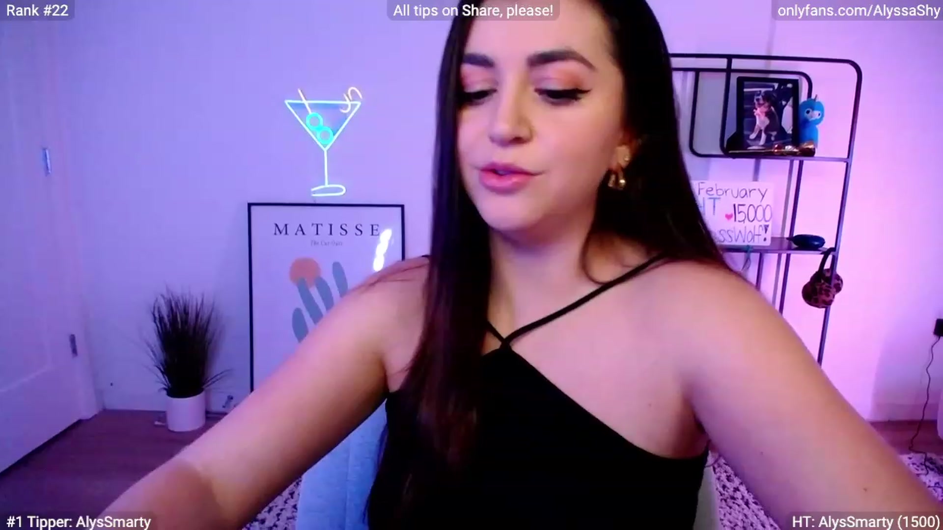 Gallery image thumbnail from AlyssaShy's myfreecams stream on, 02/17/2024, 01:35 image 6 of 20
