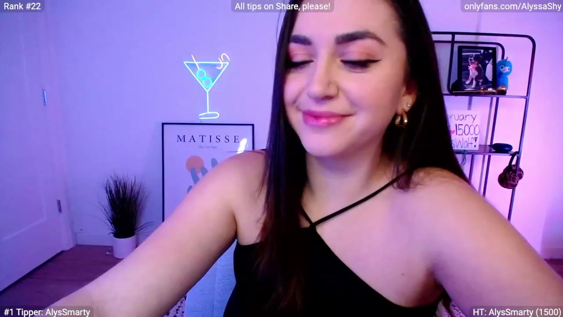 Gallery image thumbnail from AlyssaShy's myfreecams stream on, 02/17/2024, 01:35 image 8 of 20