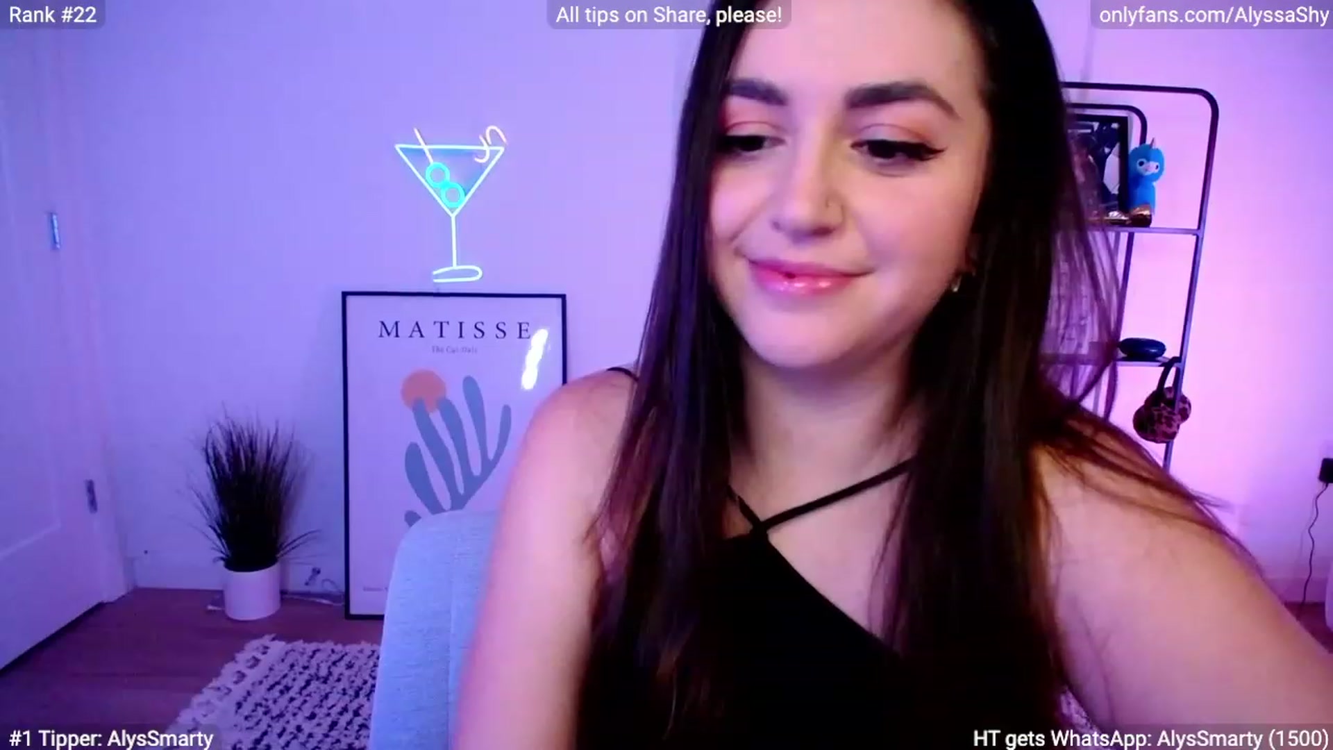 Gallery image thumbnail from AlyssaShy's myfreecams stream on, 02/17/2024, 01:35 image 16 of 20