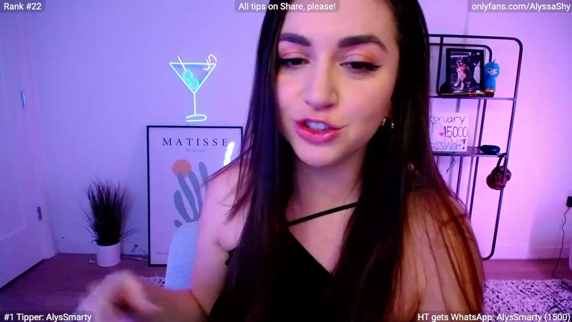 Gallery image thumbnail from AlyssaShy's myfreecams stream on, 02/17/2024, 01:35 image 19 of 20