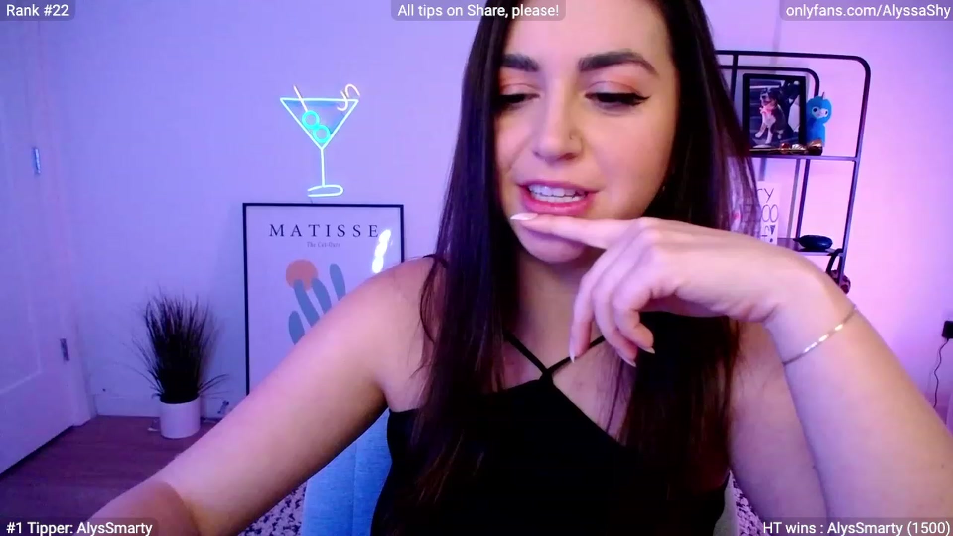 Gallery image thumbnail from AlyssaShy's myfreecams stream on, 02/17/2024, 01:35 image 12 of 20