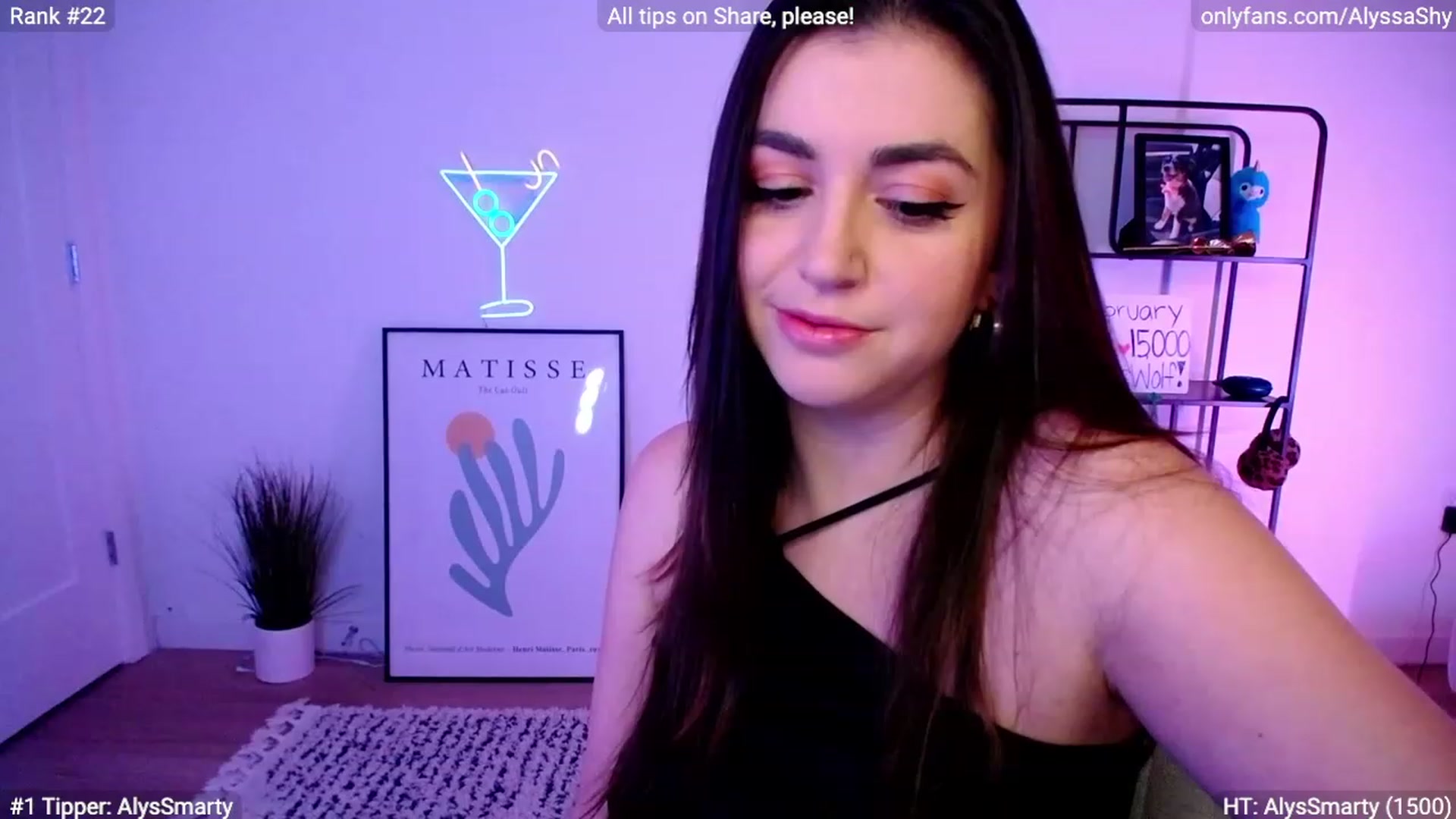 Gallery image thumbnail from AlyssaShy's myfreecams stream on, 02/17/2024, 01:35 image 5 of 20