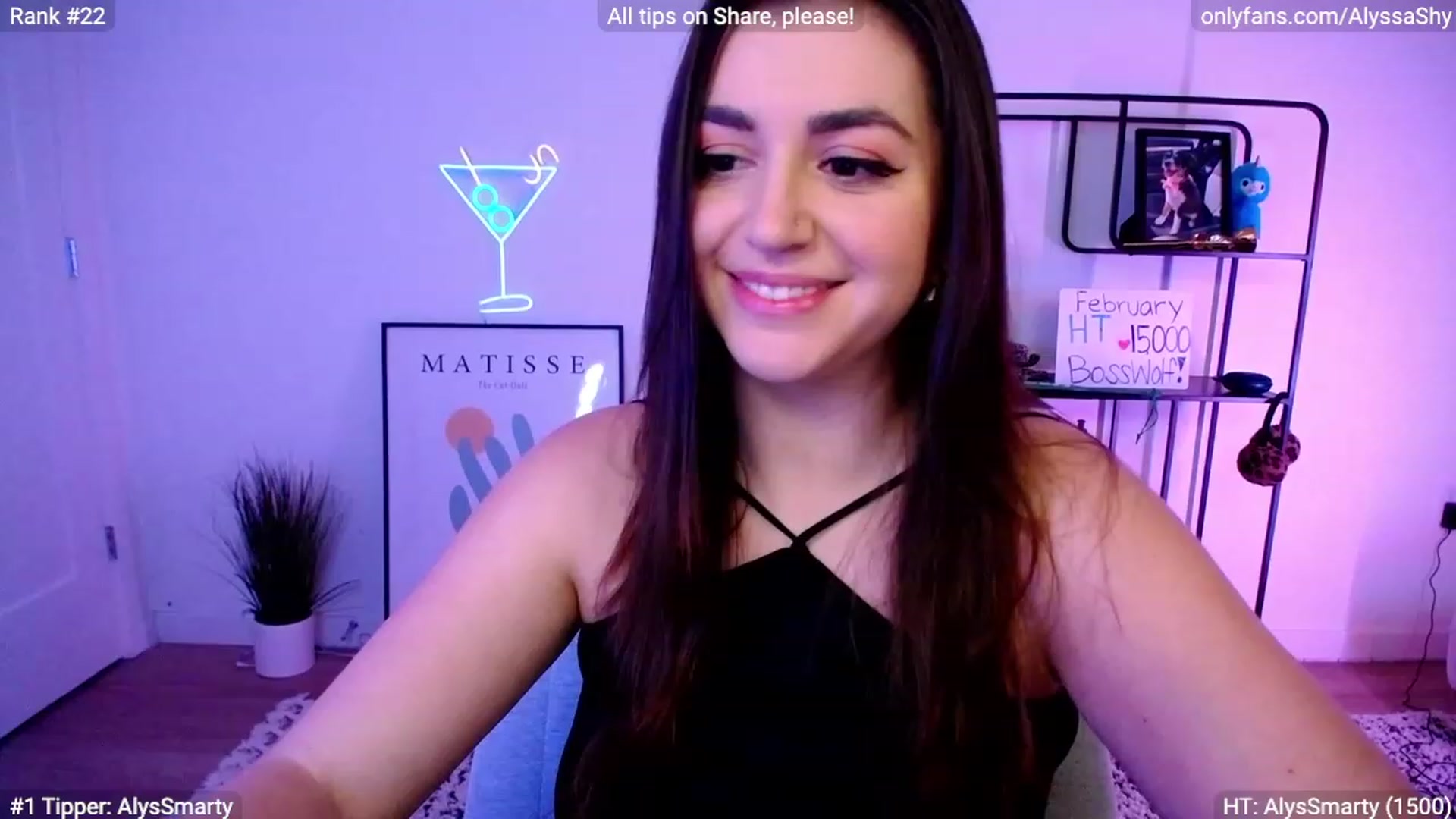 Gallery image thumbnail from AlyssaShy's myfreecams stream on, 02/17/2024, 01:35 image 4 of 20