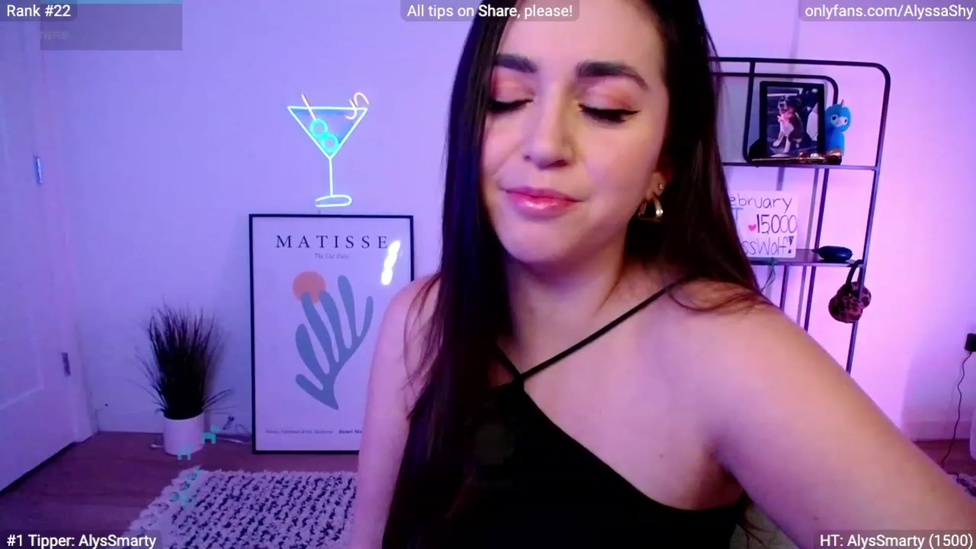 Gallery image thumbnail from AlyssaShy's myfreecams stream on, 02/17/2024, 01:35 image 9 of 20