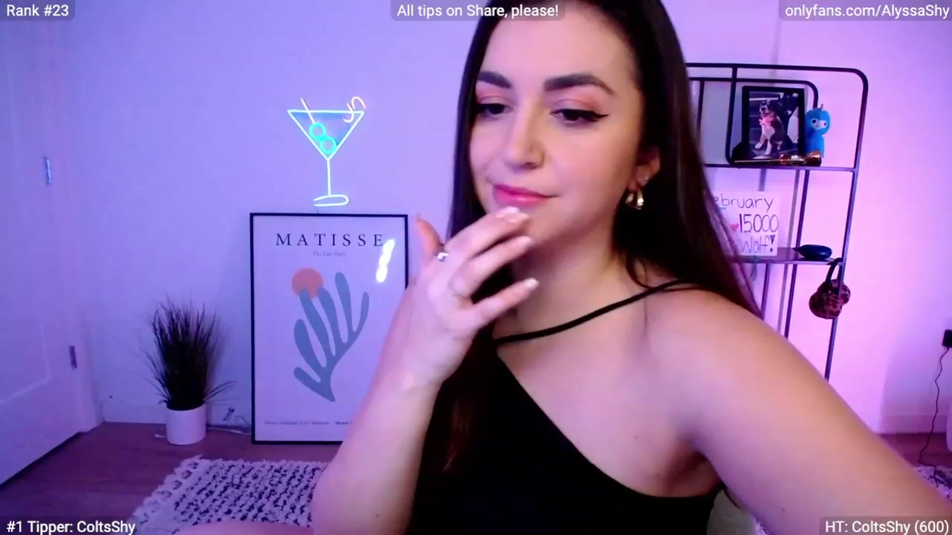 Gallery image thumbnail from AlyssaShy's myfreecams stream on, 02/17/2024, 01:35 image 2 of 20