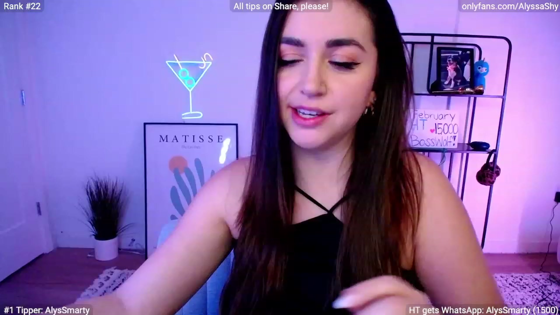 Gallery image thumbnail from AlyssaShy's myfreecams stream on, 02/17/2024, 01:35 image 17 of 20