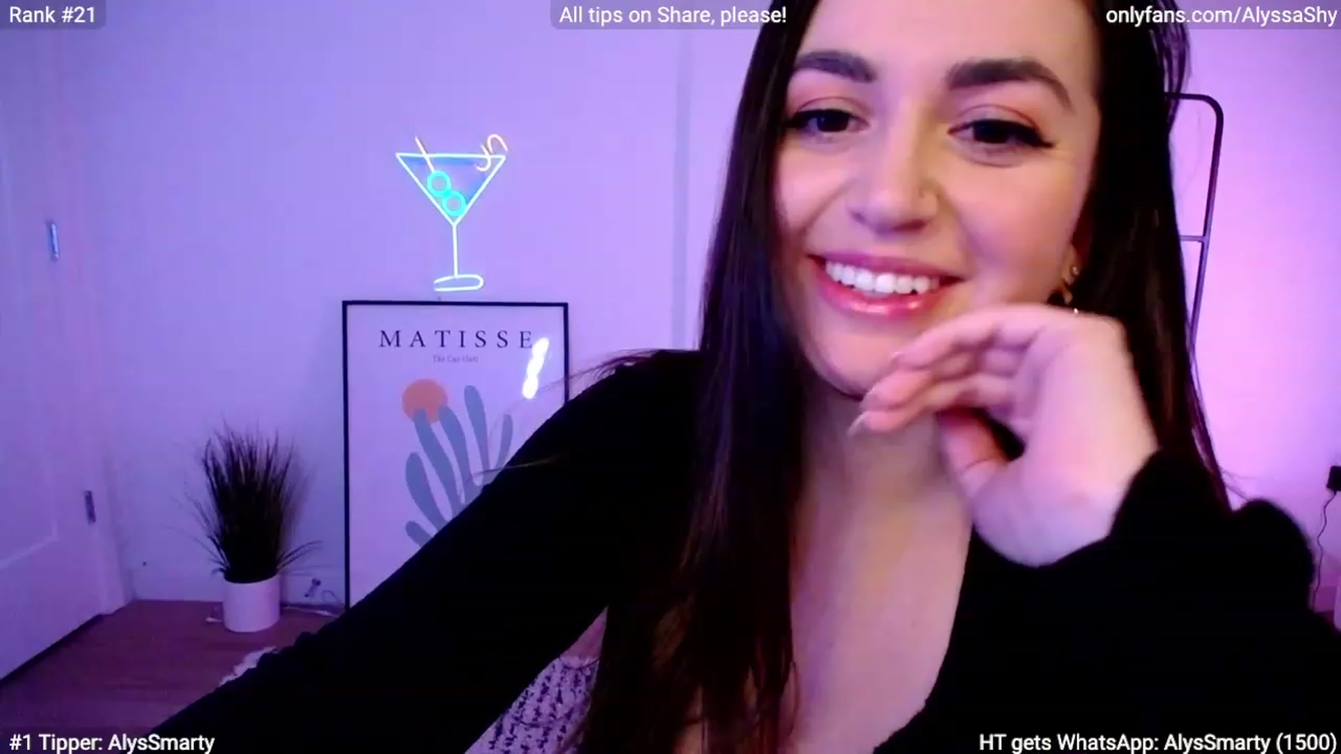 Gallery image thumbnail from AlyssaShy's myfreecams stream on, 02/17/2024, 03:44 image 2 of 20