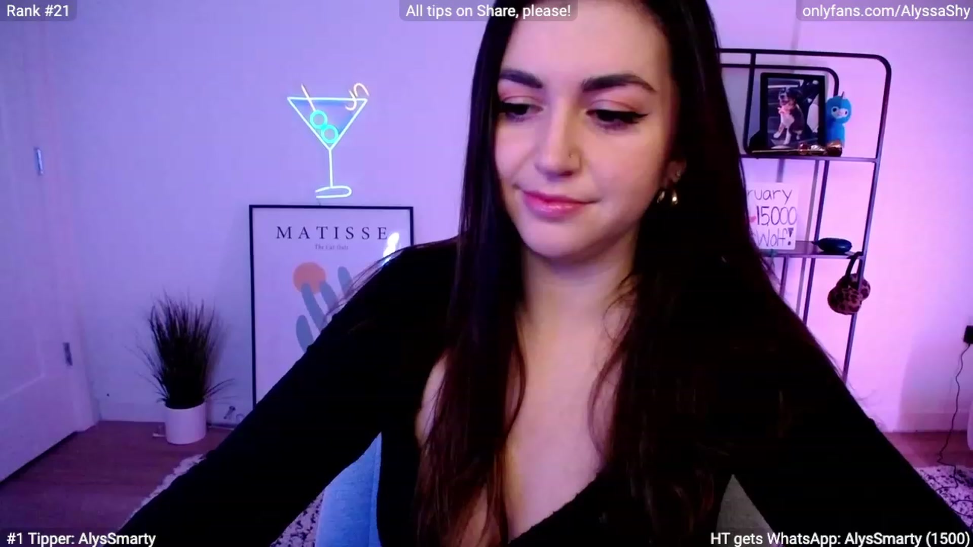 Gallery image thumbnail from AlyssaShy's myfreecams stream on, 02/17/2024, 03:44 image 7 of 20