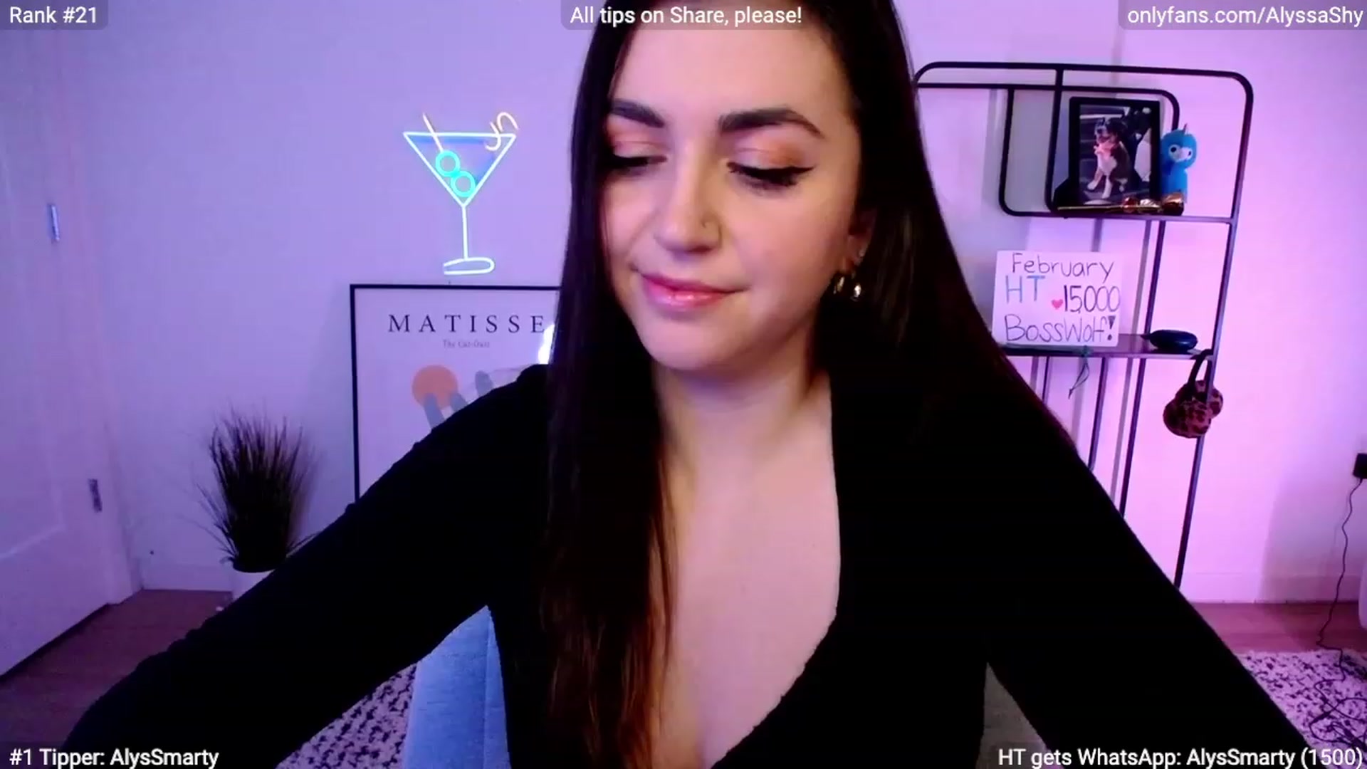Gallery image thumbnail from AlyssaShy's myfreecams stream on, 02/17/2024, 03:44 image 11 of 20