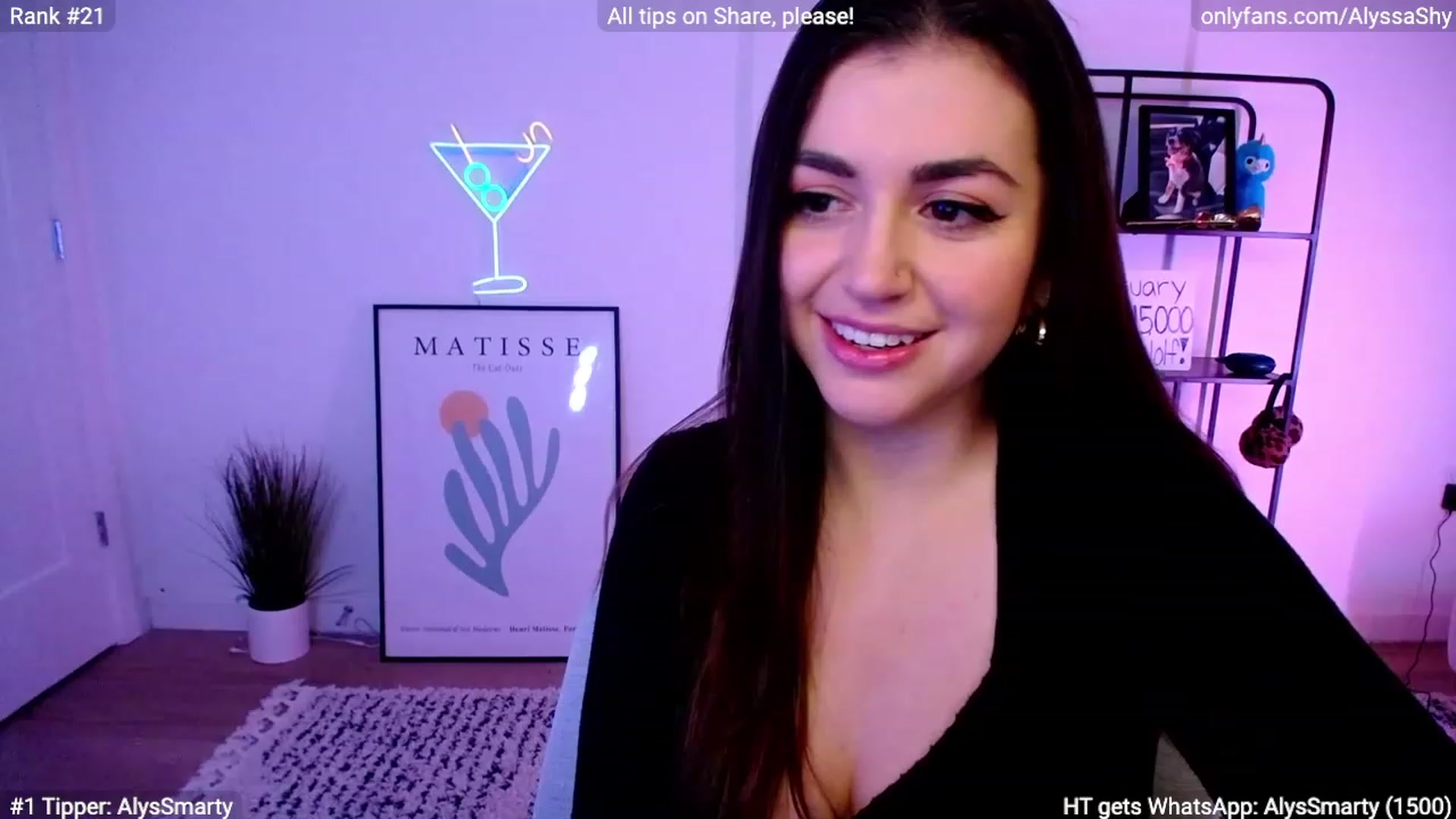 Gallery image thumbnail from AlyssaShy's myfreecams stream on, 02/17/2024, 03:44 image 9 of 20