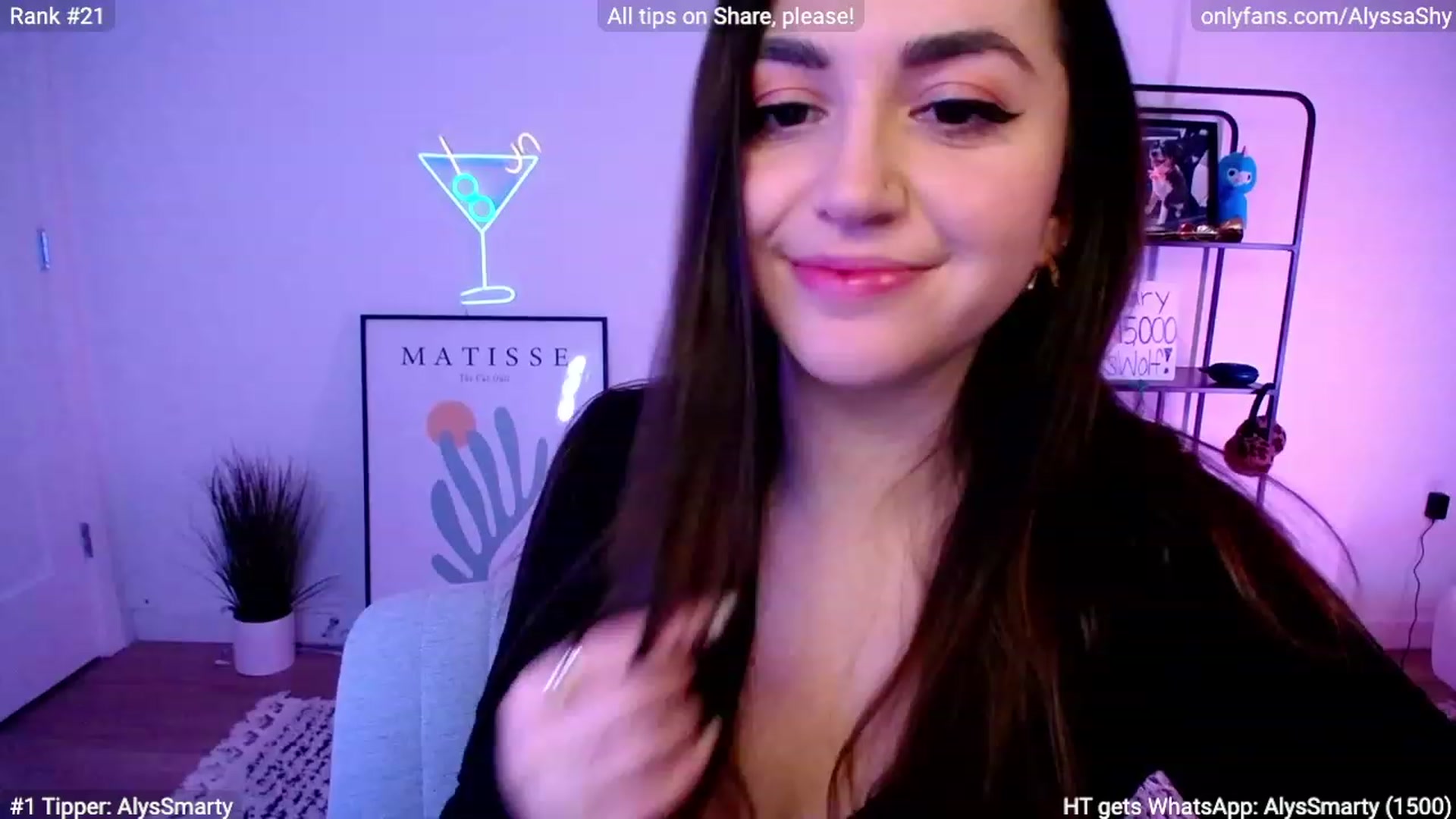 Gallery image thumbnail from AlyssaShy's myfreecams stream on, 02/17/2024, 03:44 image 19 of 20