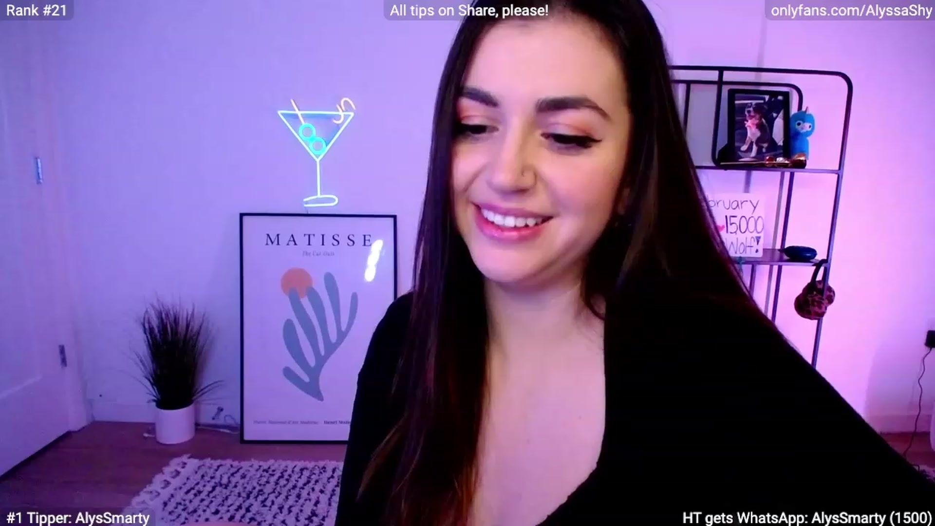 Gallery image thumbnail from AlyssaShy's myfreecams stream on, 02/17/2024, 03:44 image 15 of 20