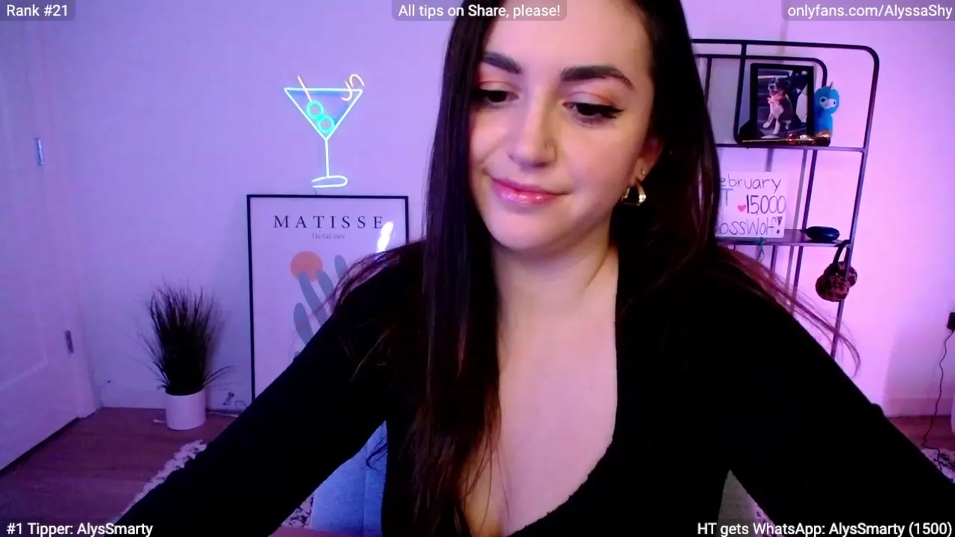 Gallery image thumbnail from AlyssaShy's myfreecams stream on, 02/17/2024, 03:44 image 16 of 20