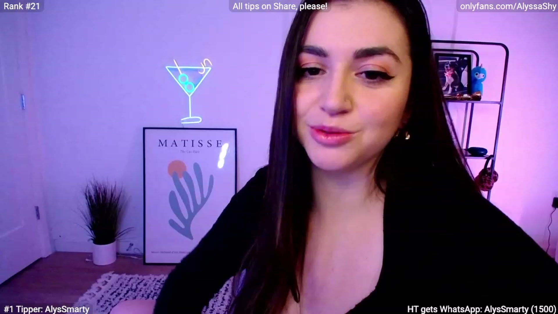 Gallery image thumbnail from AlyssaShy's myfreecams stream on, 02/17/2024, 03:44 image 14 of 20