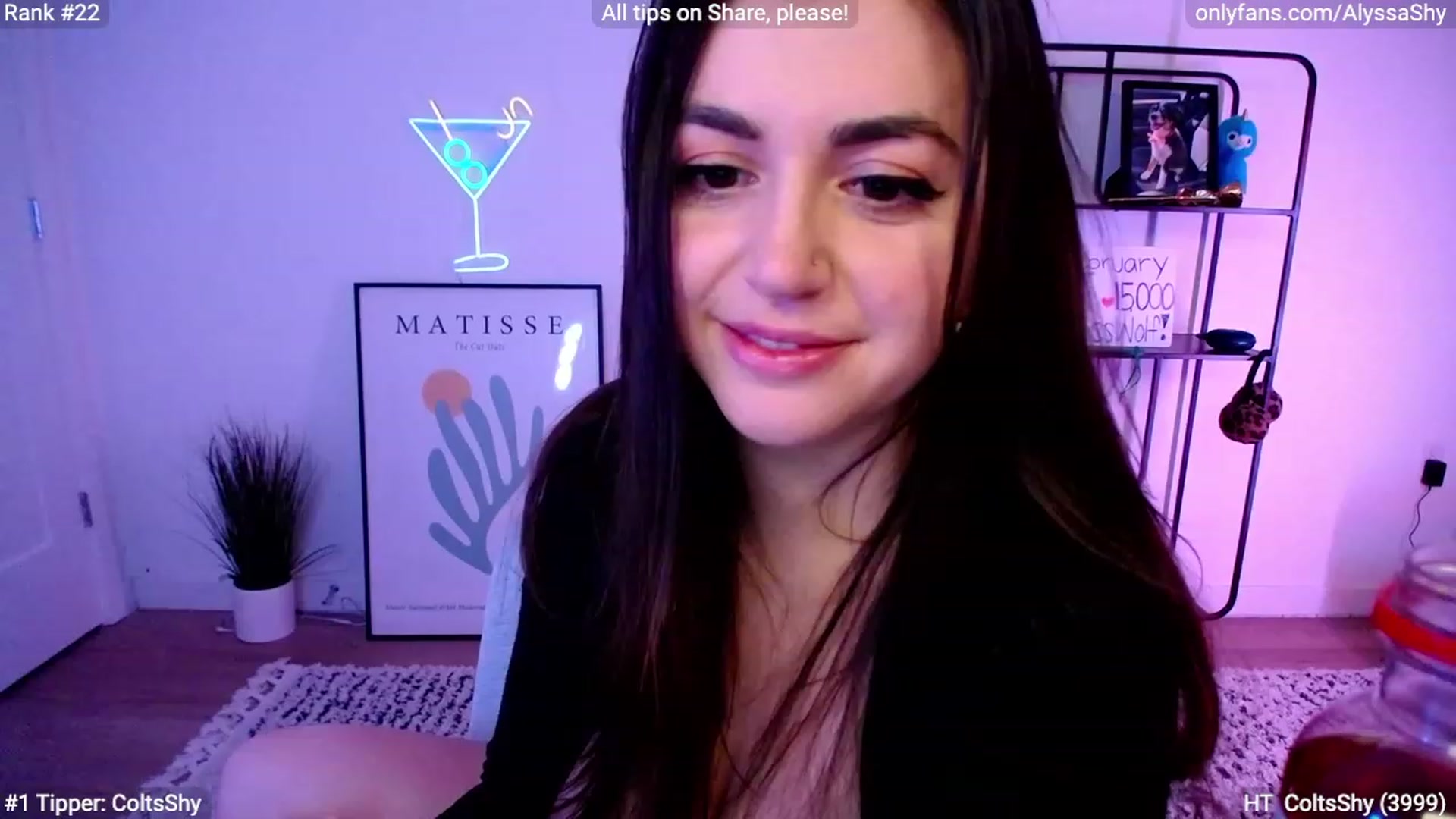 Gallery image thumbnail from AlyssaShy's myfreecams stream on, 02/17/2024, 06:32 image 3 of 20