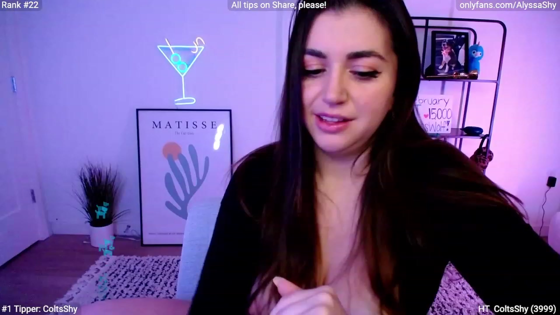 Gallery image thumbnail from AlyssaShy's myfreecams stream on, 02/17/2024, 06:32 image 2 of 20