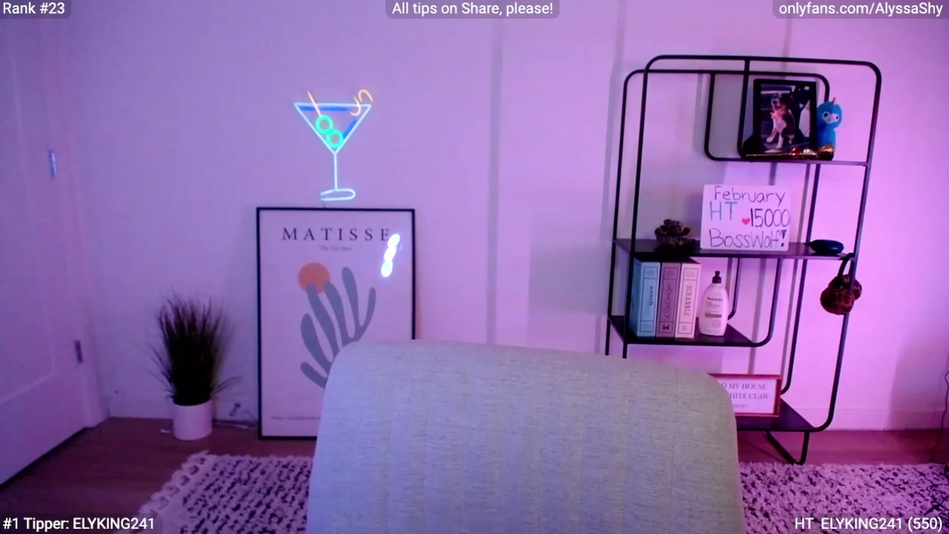 Gallery image thumbnail from AlyssaShy's myfreecams stream on, 02/18/2024, 24:54 image 9 of 20