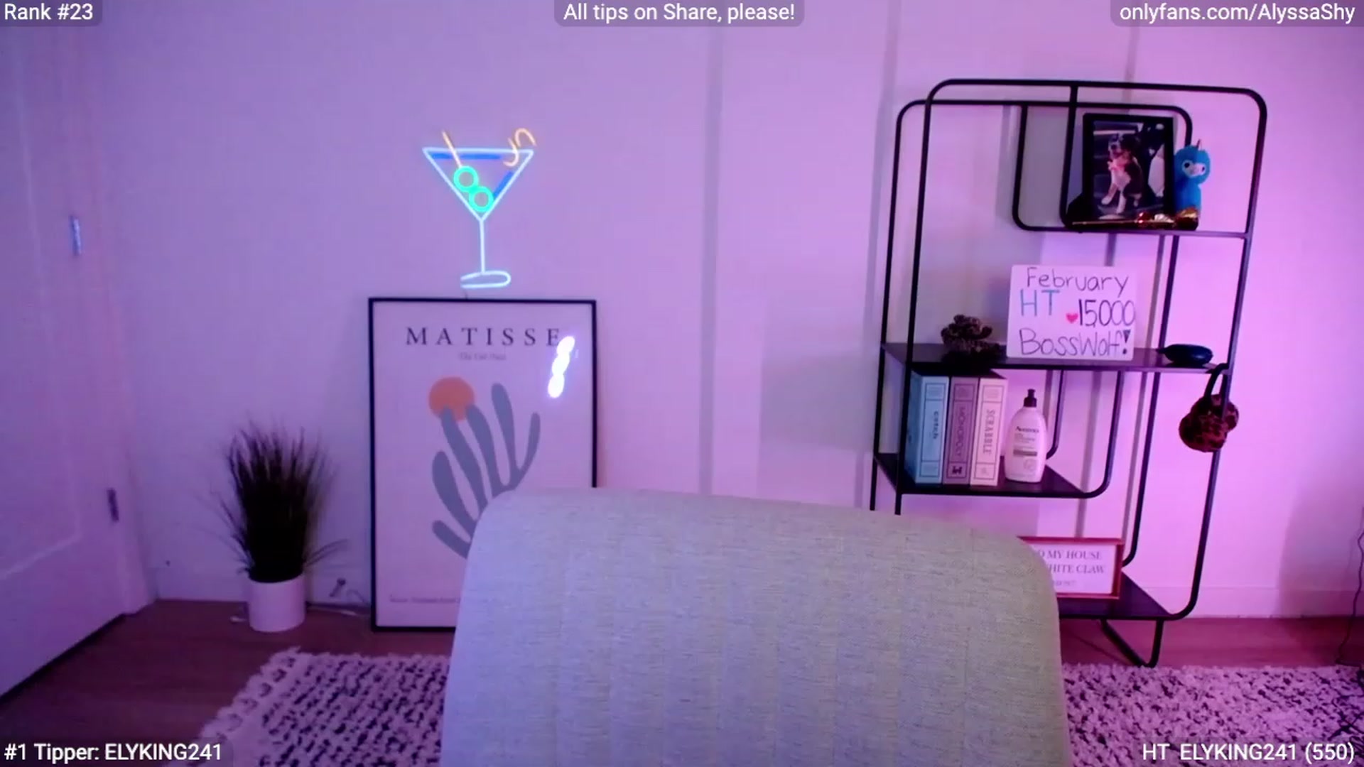 Gallery image thumbnail from AlyssaShy's myfreecams stream on, 02/18/2024, 02:03 image 1 of 20