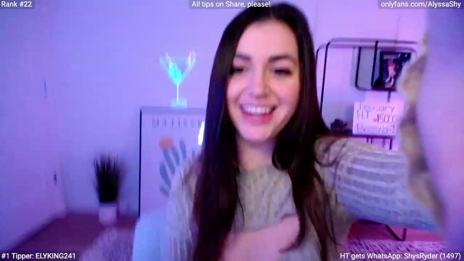 Gallery image thumbnail from AlyssaShy's myfreecams stream on, 02/18/2024, 04:16 image 4 of 20