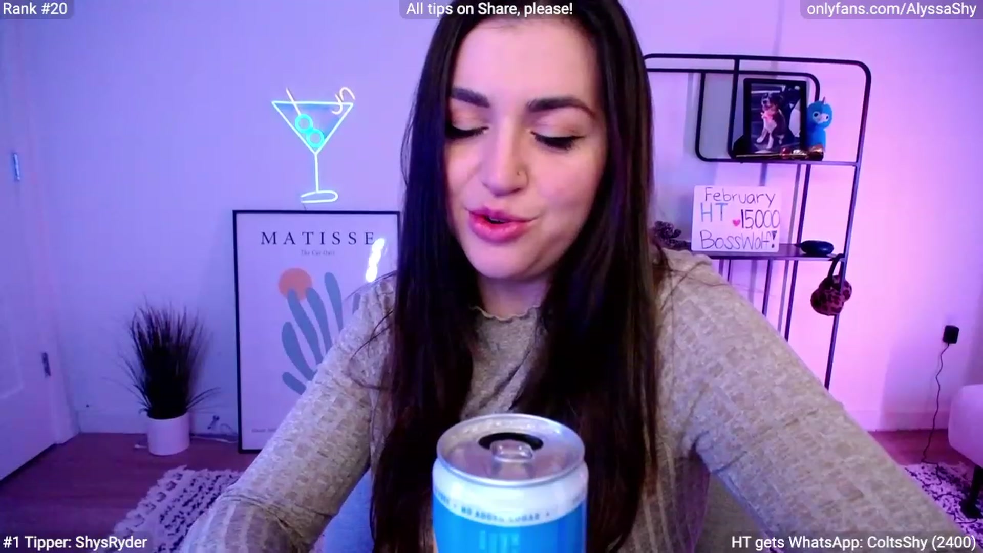 Gallery image thumbnail from AlyssaShy's myfreecams stream on, 02/18/2024, 05:45 image 12 of 20