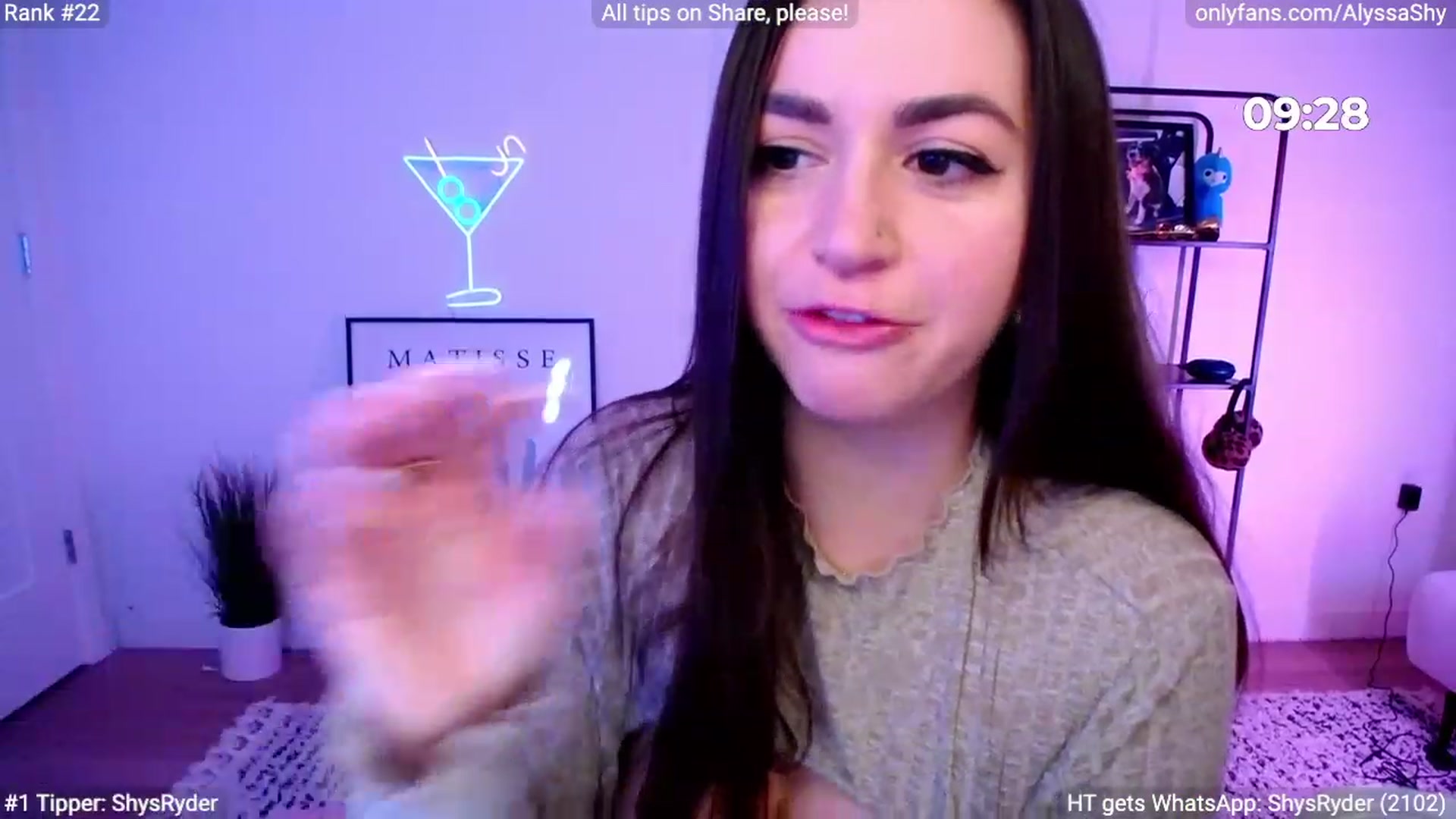 Gallery image thumbnail from AlyssaShy's myfreecams stream on, 02/18/2024, 05:45 image 2 of 20