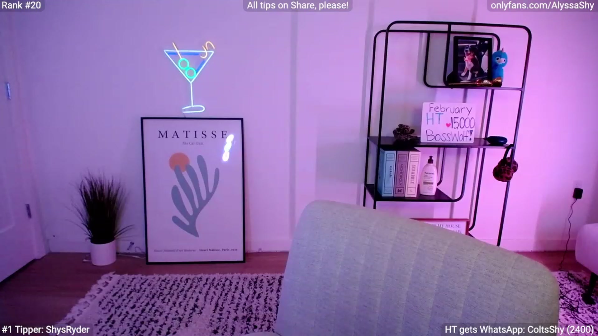 Gallery image thumbnail from AlyssaShy's myfreecams stream on, 02/18/2024, 05:45 image 11 of 20