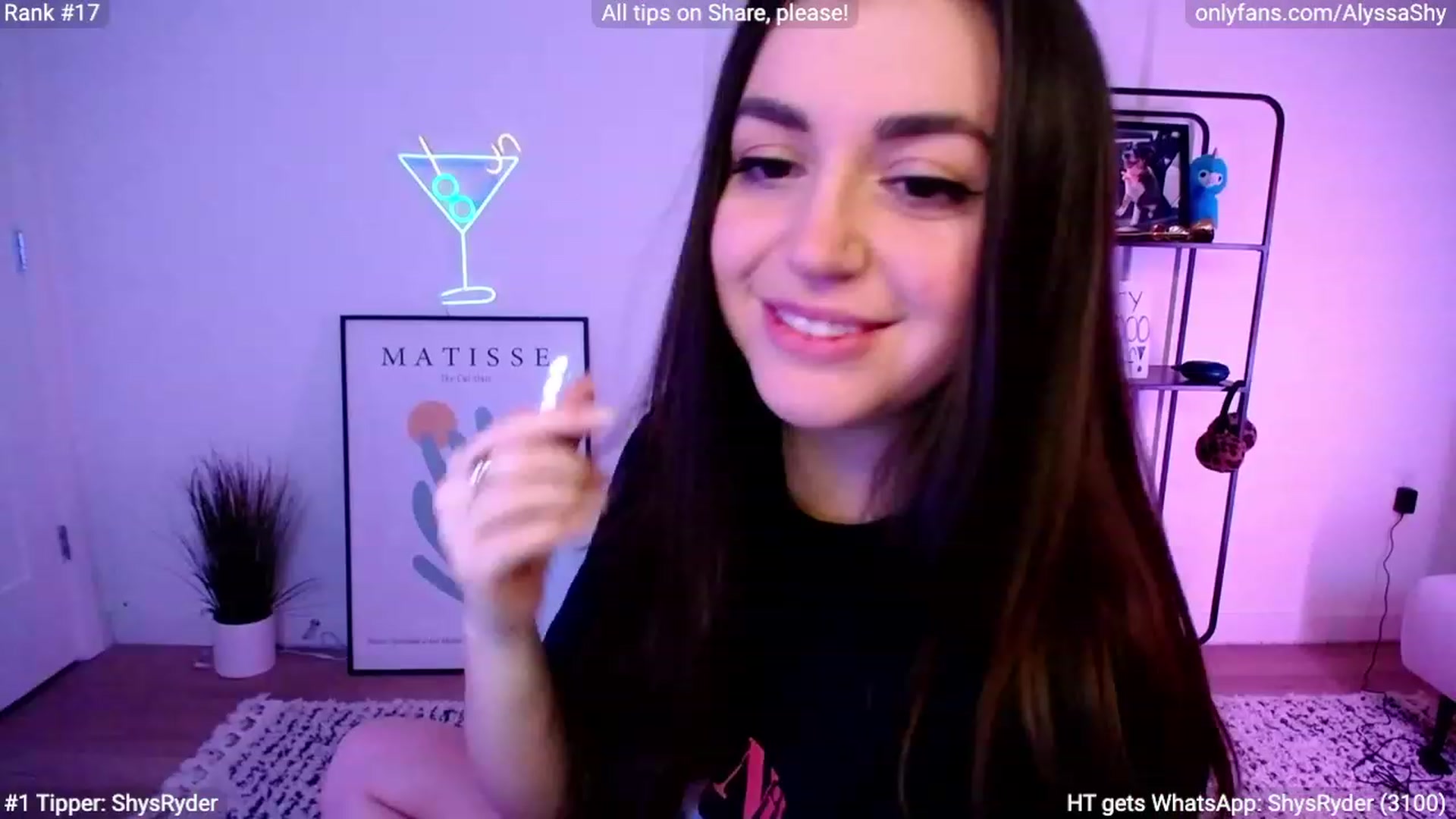 Gallery image thumbnail from AlyssaShy's myfreecams stream on, 02/18/2024, 07:09 image 12 of 20