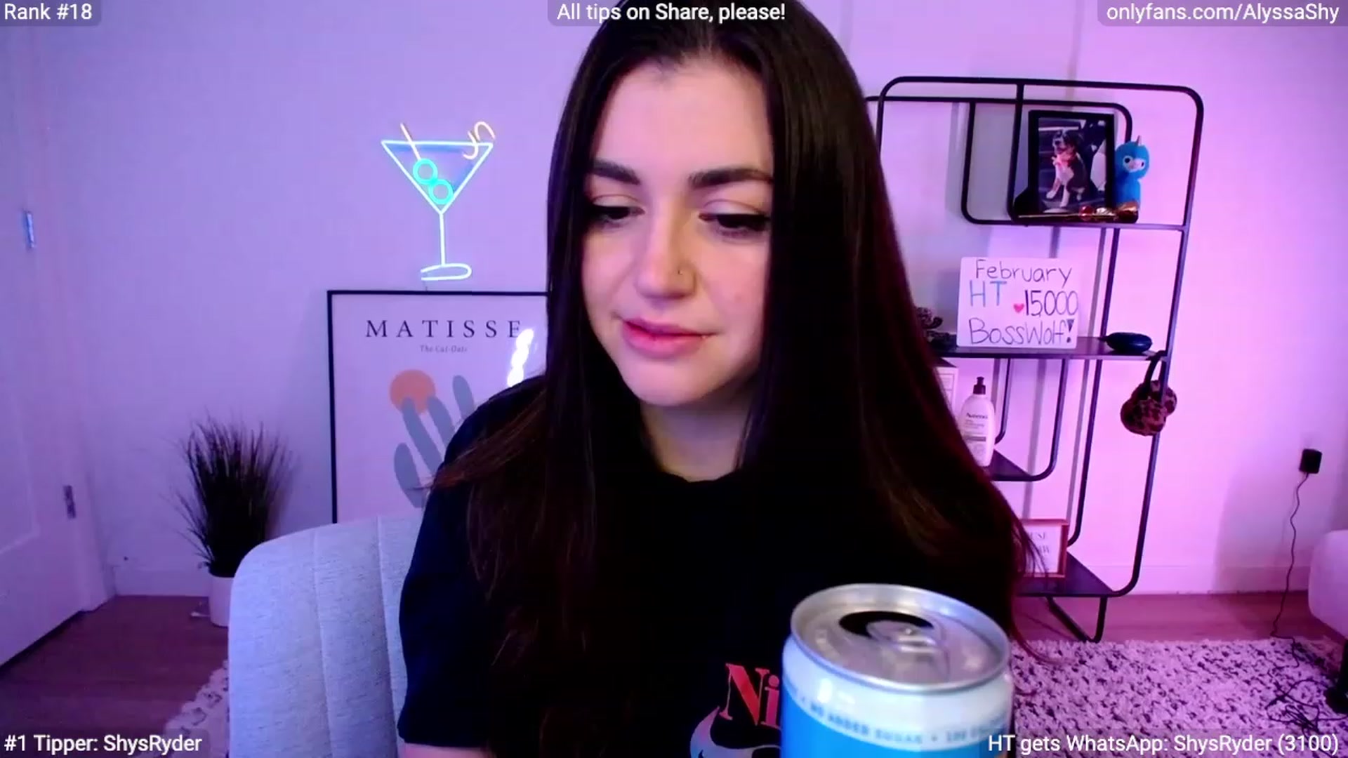 Gallery image thumbnail from AlyssaShy's myfreecams stream on, 02/18/2024, 07:09 image 20 of 20