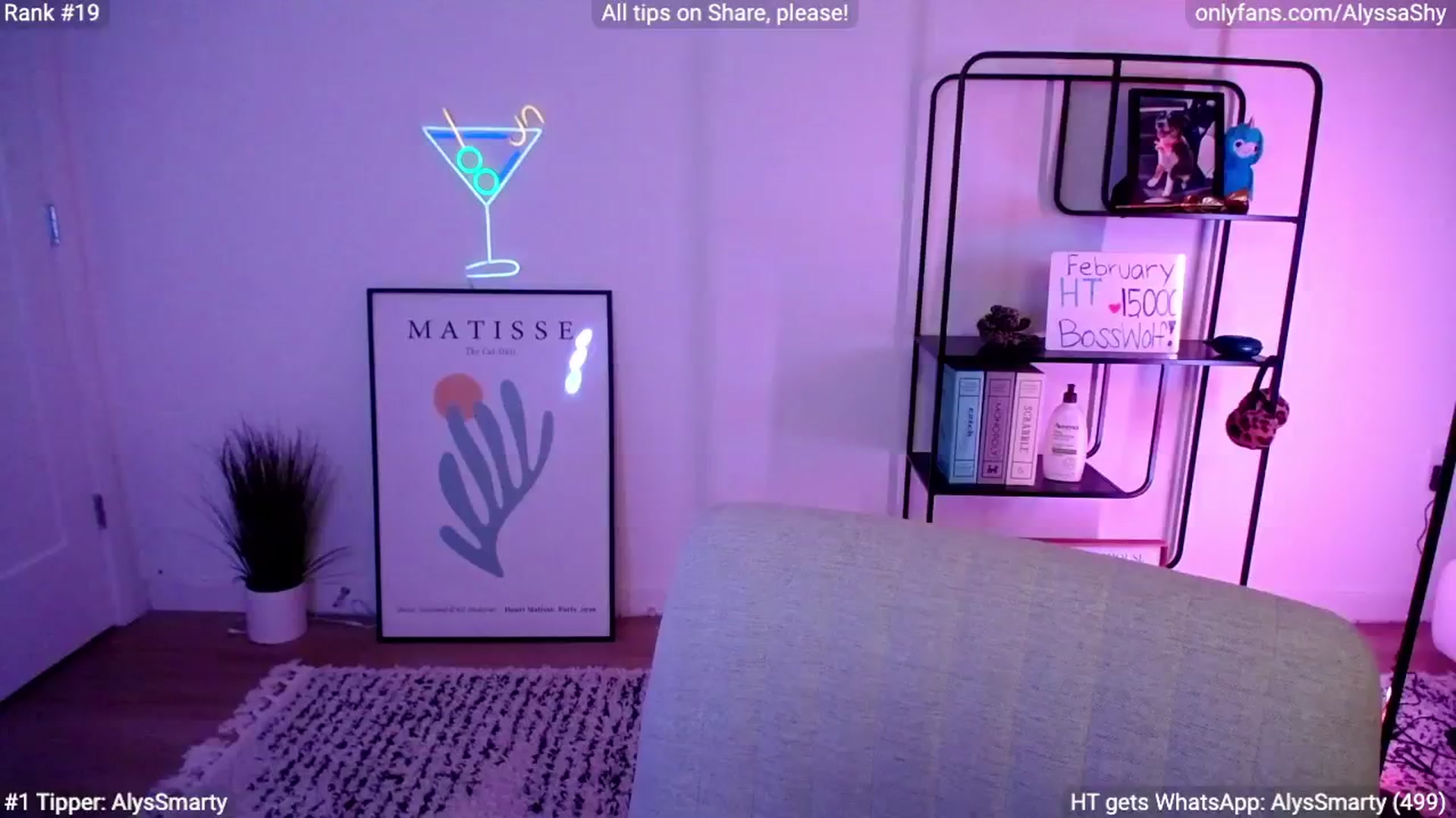 Gallery image thumbnail from AlyssaShy's myfreecams stream on, 02/19/2024, 02:51 image 12 of 20