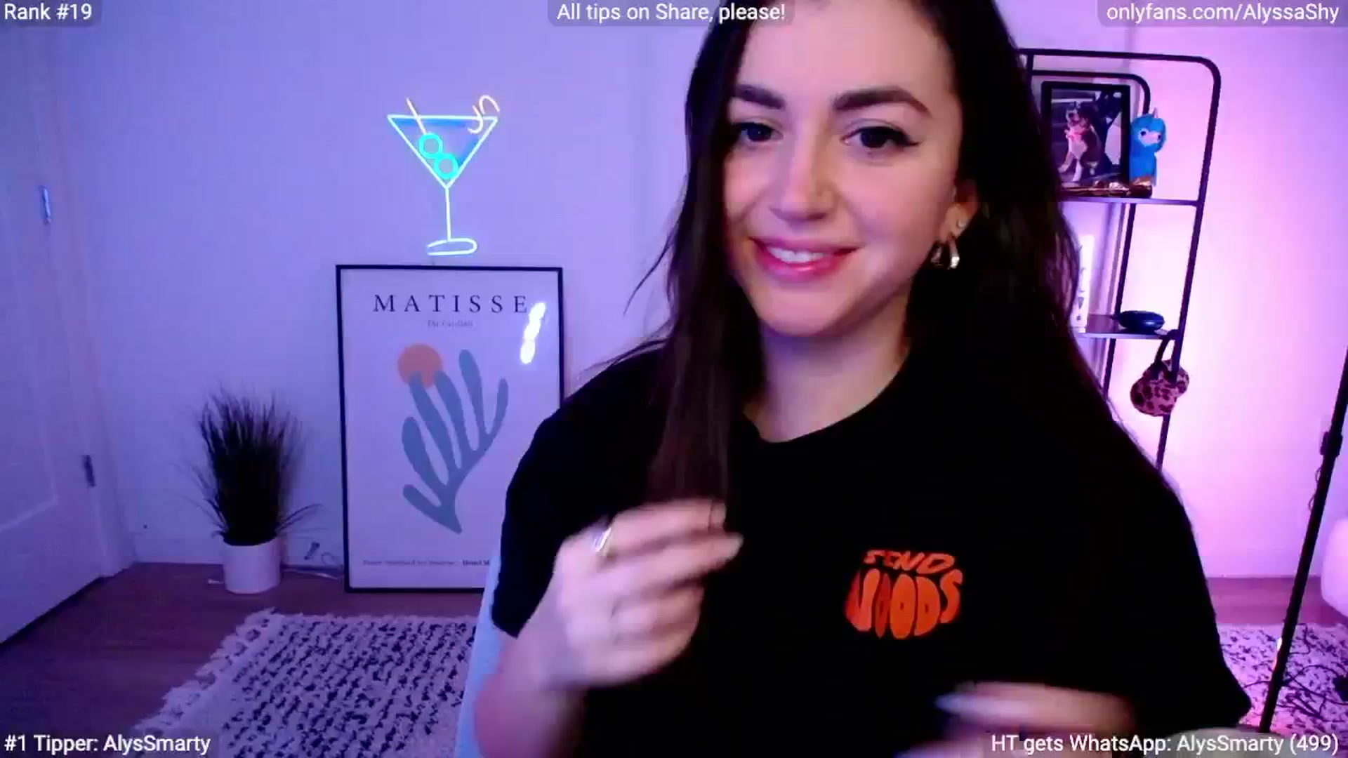 Gallery image thumbnail from AlyssaShy's myfreecams stream on, 02/19/2024, 02:51 image 3 of 20
