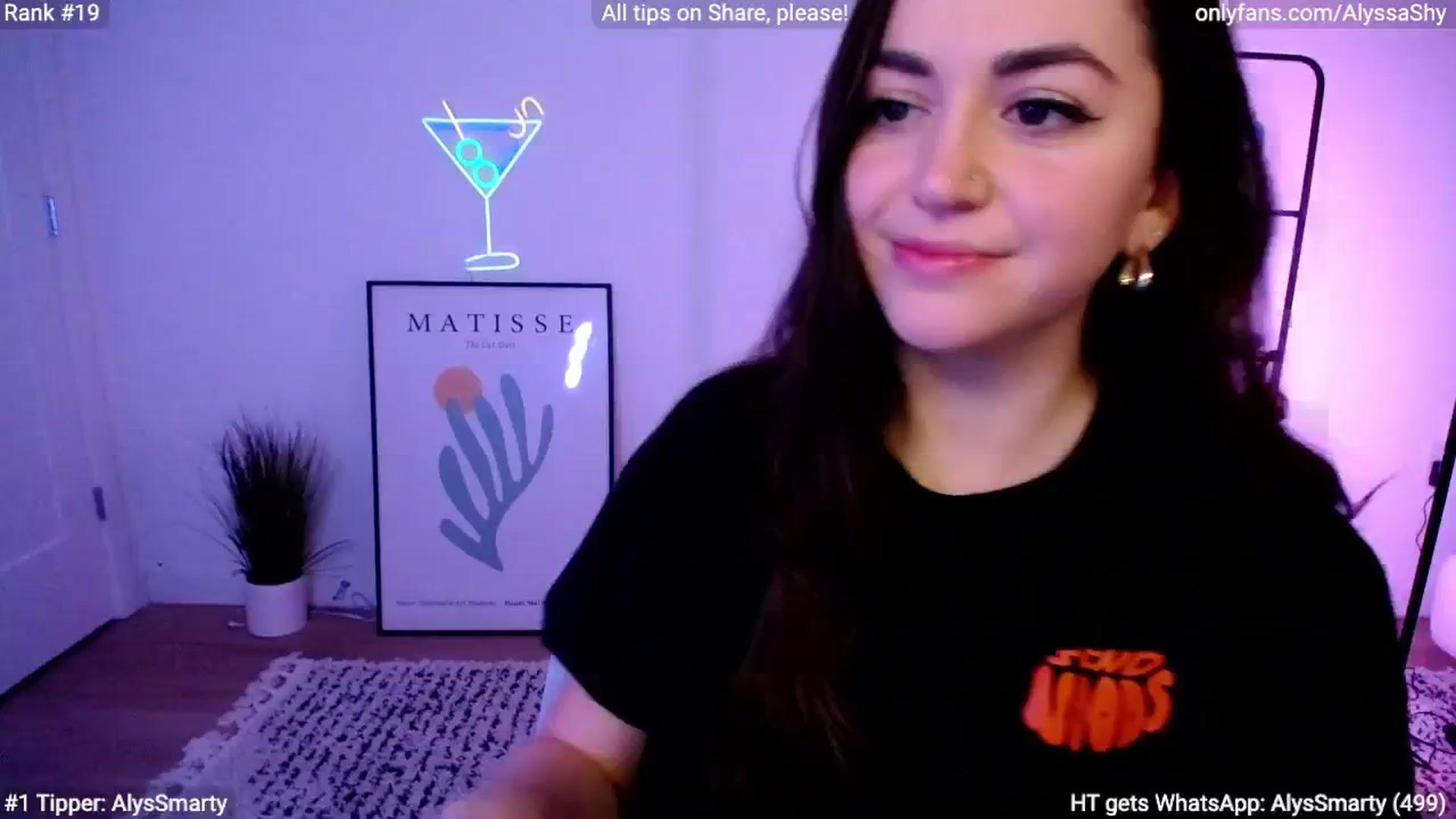 Gallery image thumbnail from AlyssaShy's myfreecams stream on, 02/19/2024, 02:51 image 18 of 20