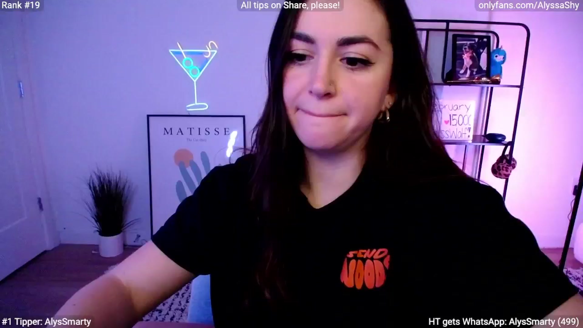 Gallery image thumbnail from AlyssaShy's myfreecams stream on, 02/19/2024, 02:51 image 10 of 20