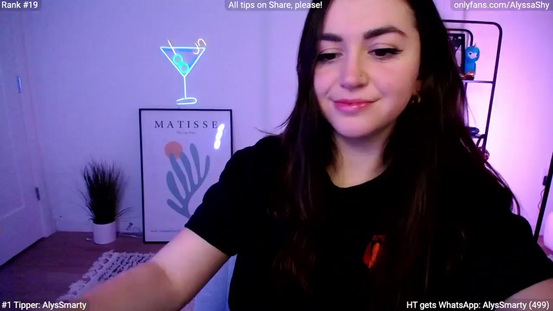 Gallery image thumbnail from AlyssaShy's myfreecams stream on, 02/19/2024, 02:51 image 14 of 20