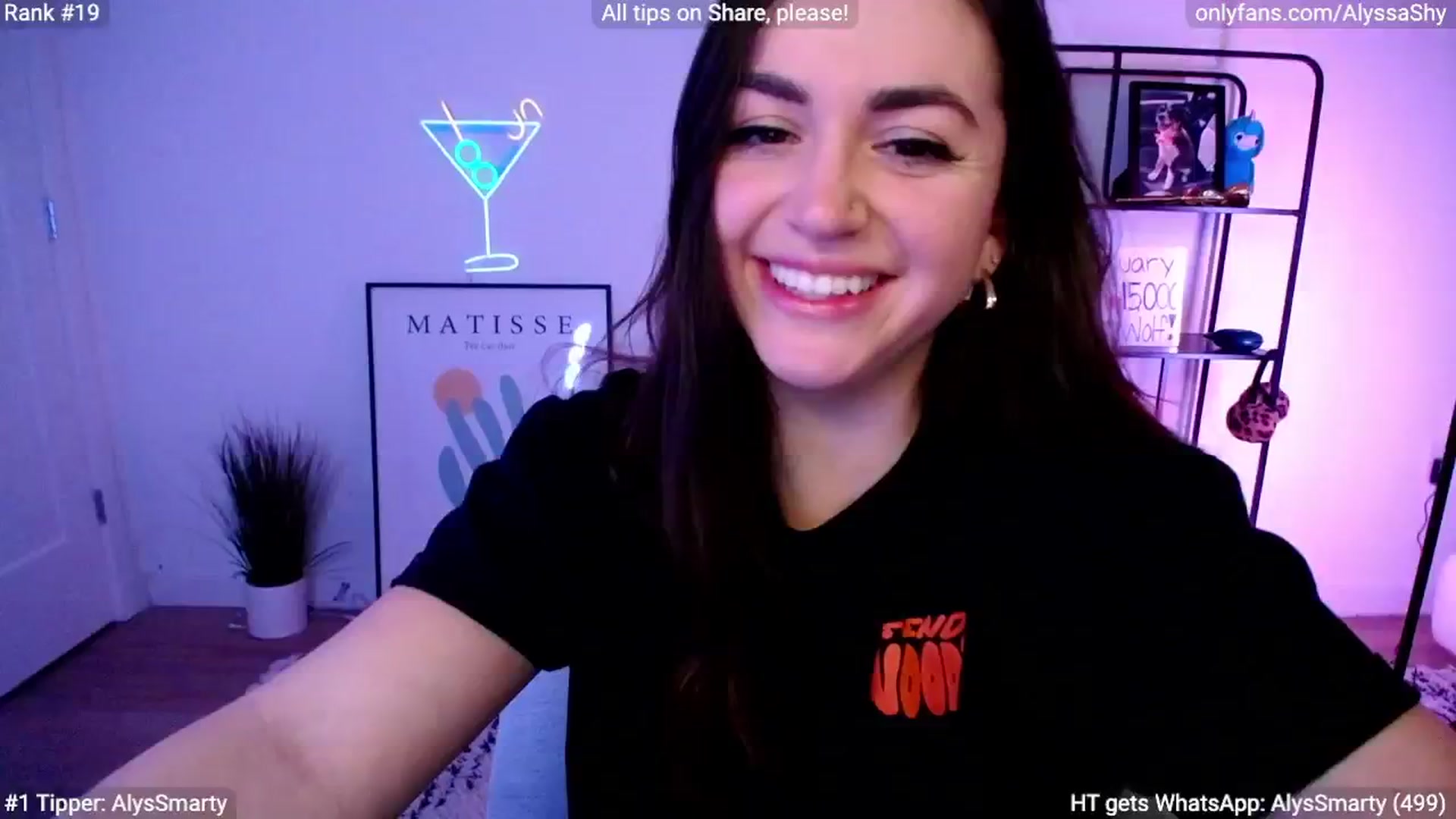 Gallery image thumbnail from AlyssaShy's myfreecams stream on, 02/19/2024, 02:51 image 9 of 20