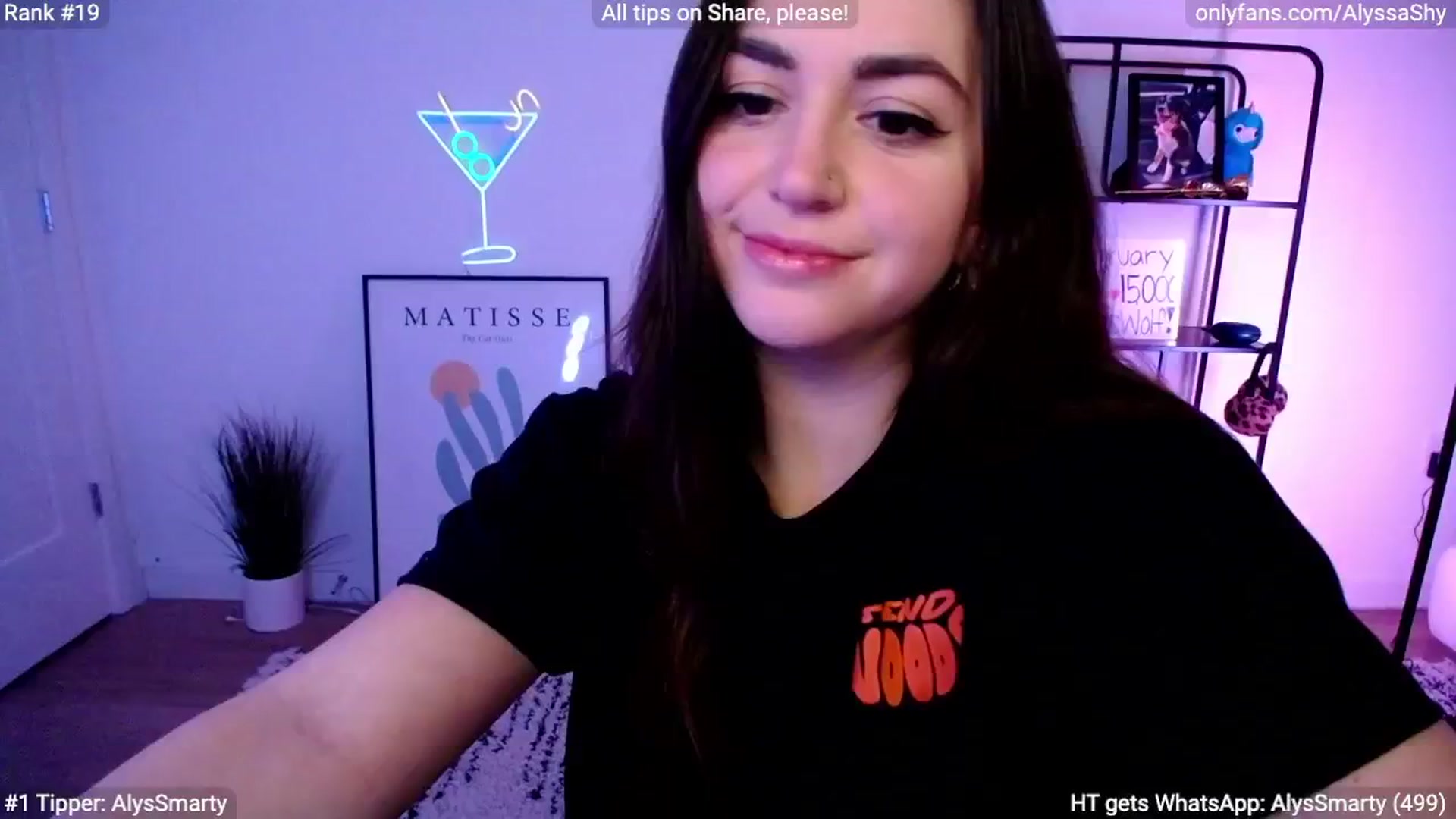 Gallery image thumbnail from AlyssaShy's myfreecams stream on, 02/19/2024, 02:51 image 16 of 20