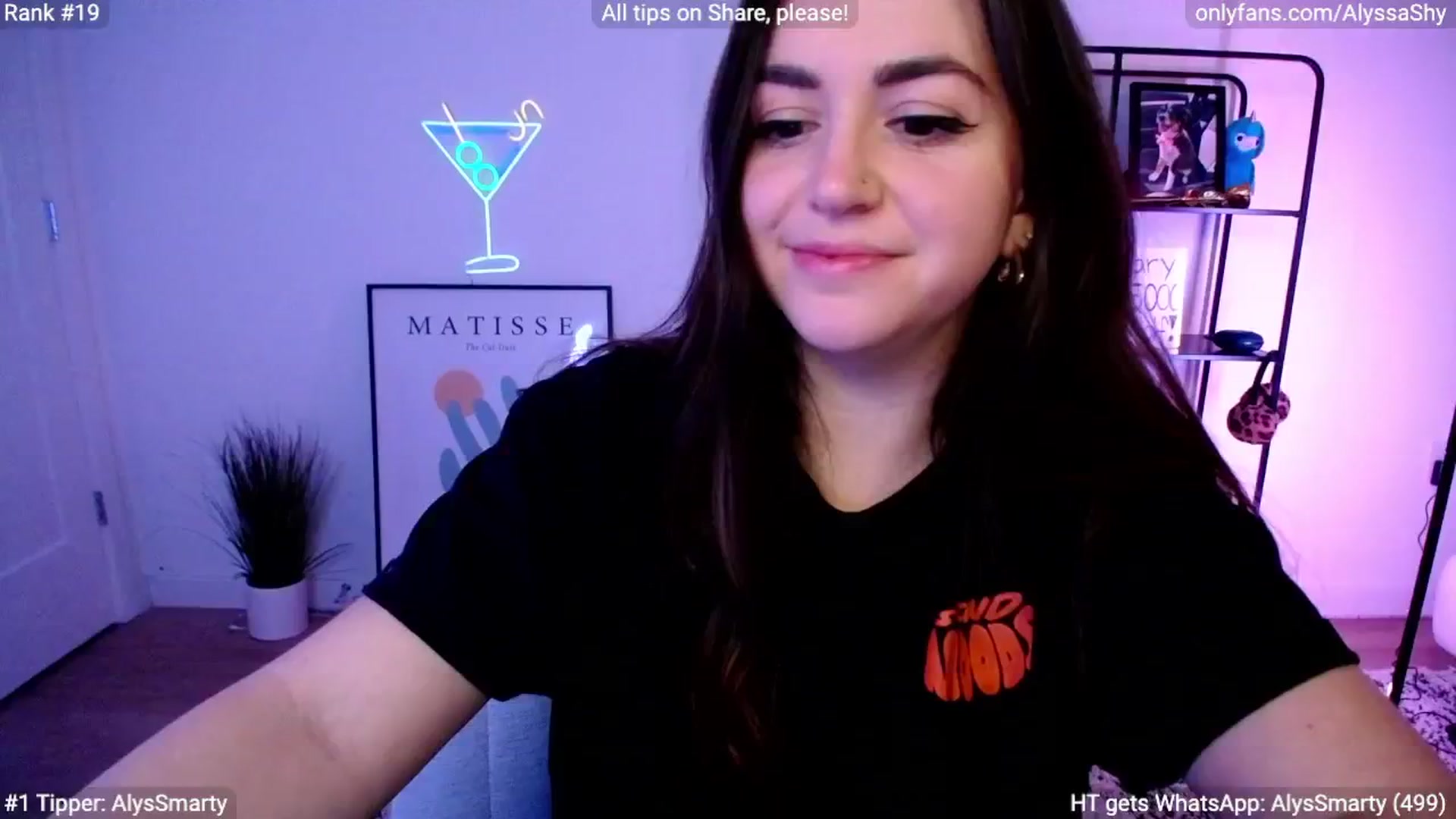 Gallery image thumbnail from AlyssaShy's myfreecams stream on, 02/19/2024, 02:51 image 6 of 20