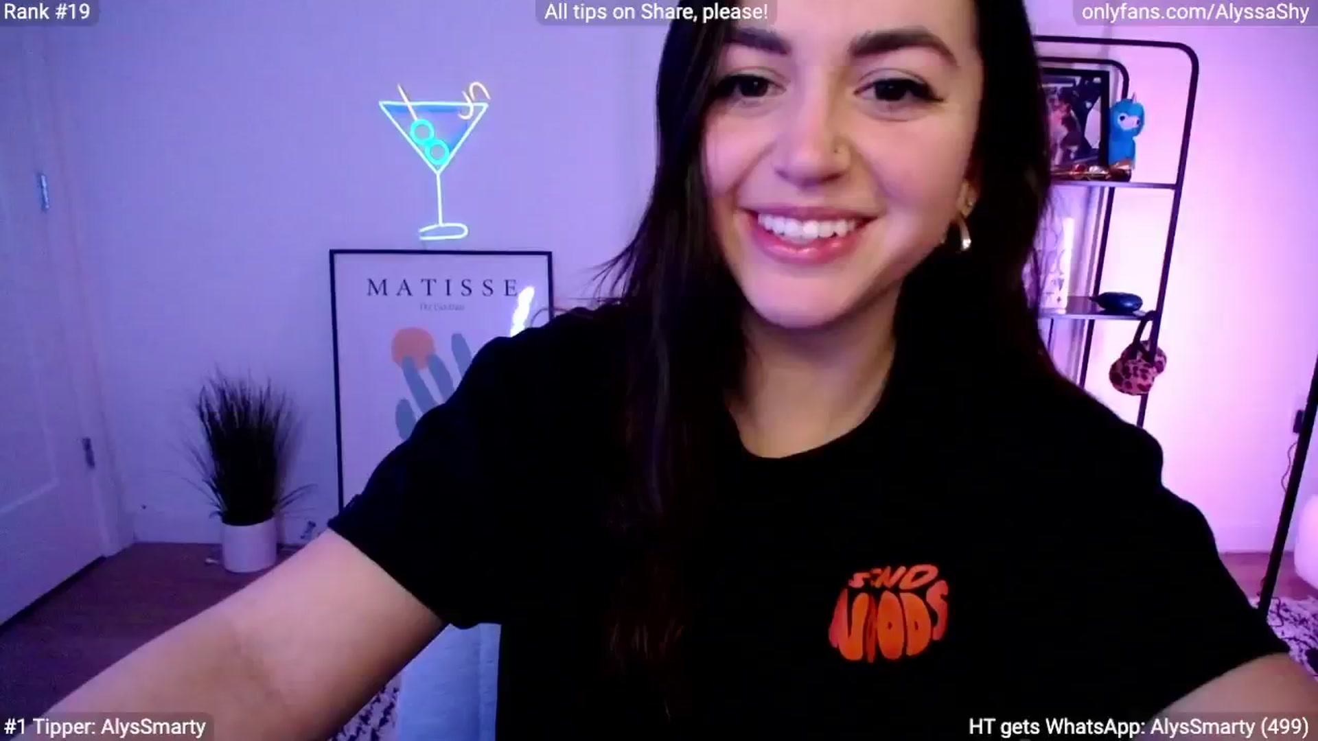 Gallery image thumbnail from AlyssaShy's myfreecams stream on, 02/19/2024, 02:51 image 15 of 20