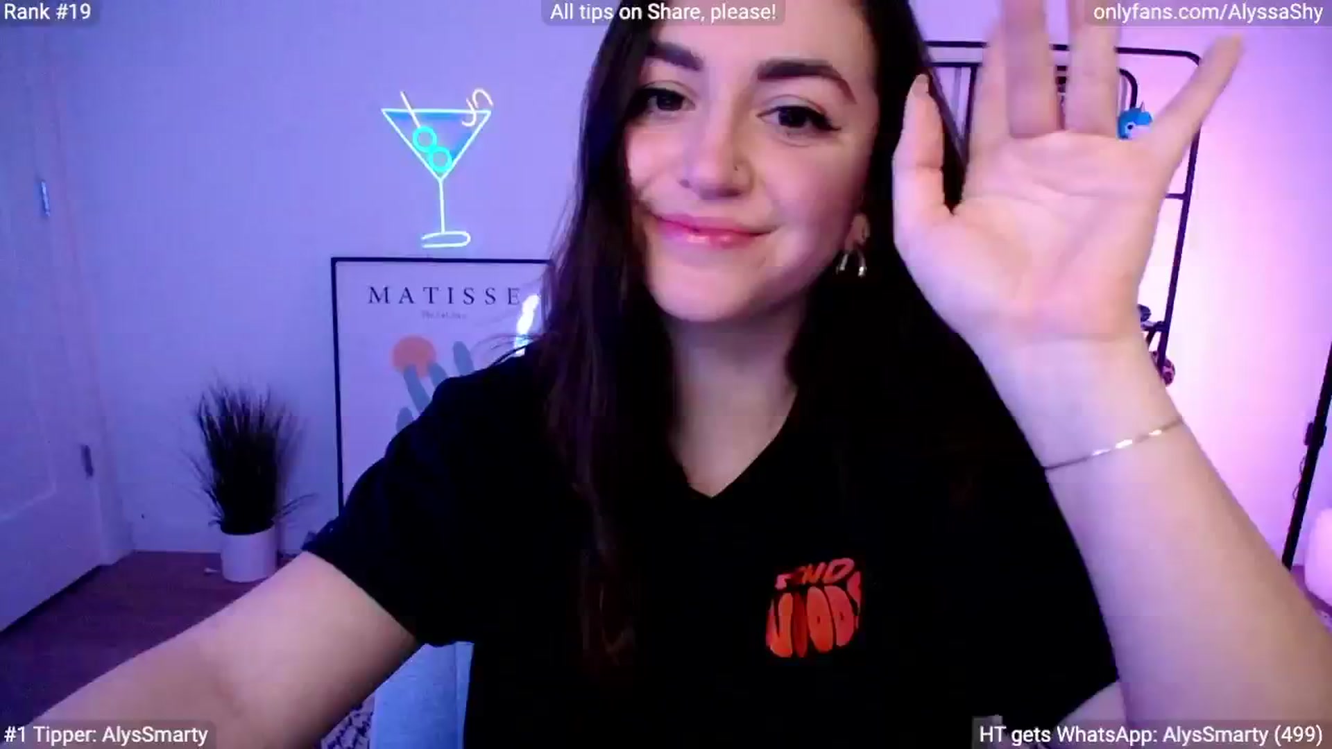 Gallery image thumbnail from AlyssaShy's myfreecams stream on, 02/19/2024, 02:51 image 5 of 20