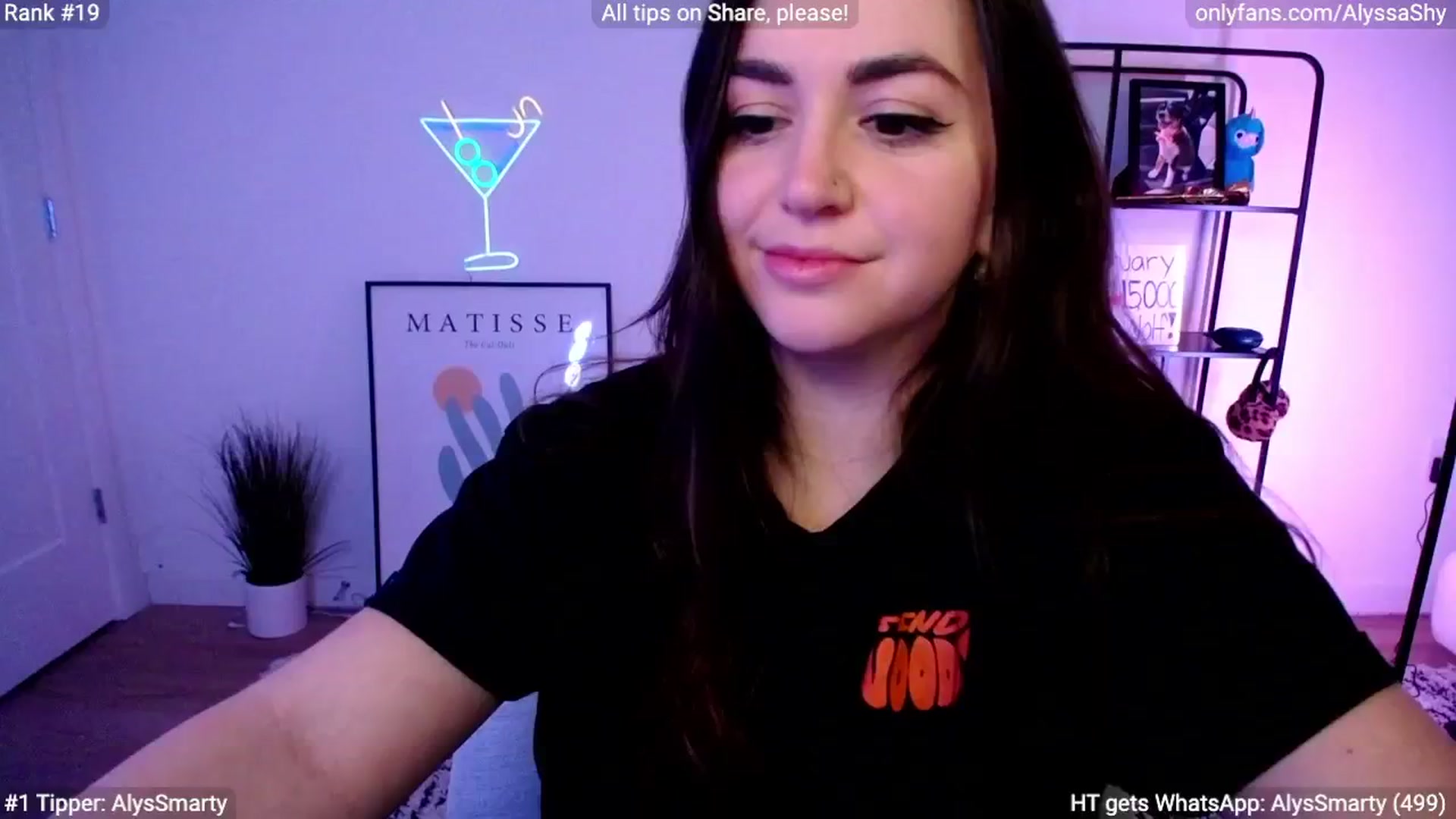 Gallery image thumbnail from AlyssaShy's myfreecams stream on, 02/19/2024, 02:51 image 7 of 20
