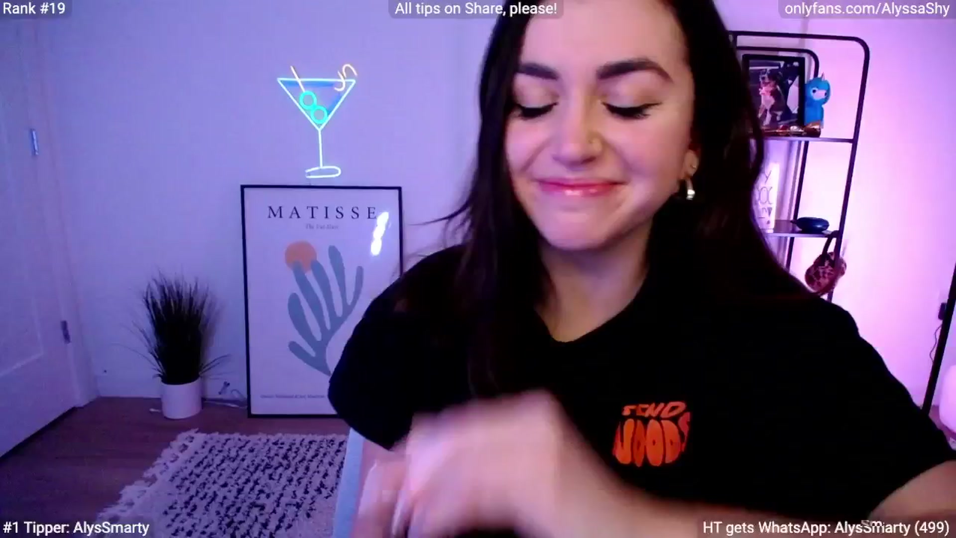 Gallery image thumbnail from AlyssaShy's myfreecams stream on, 02/19/2024, 02:51 image 19 of 20
